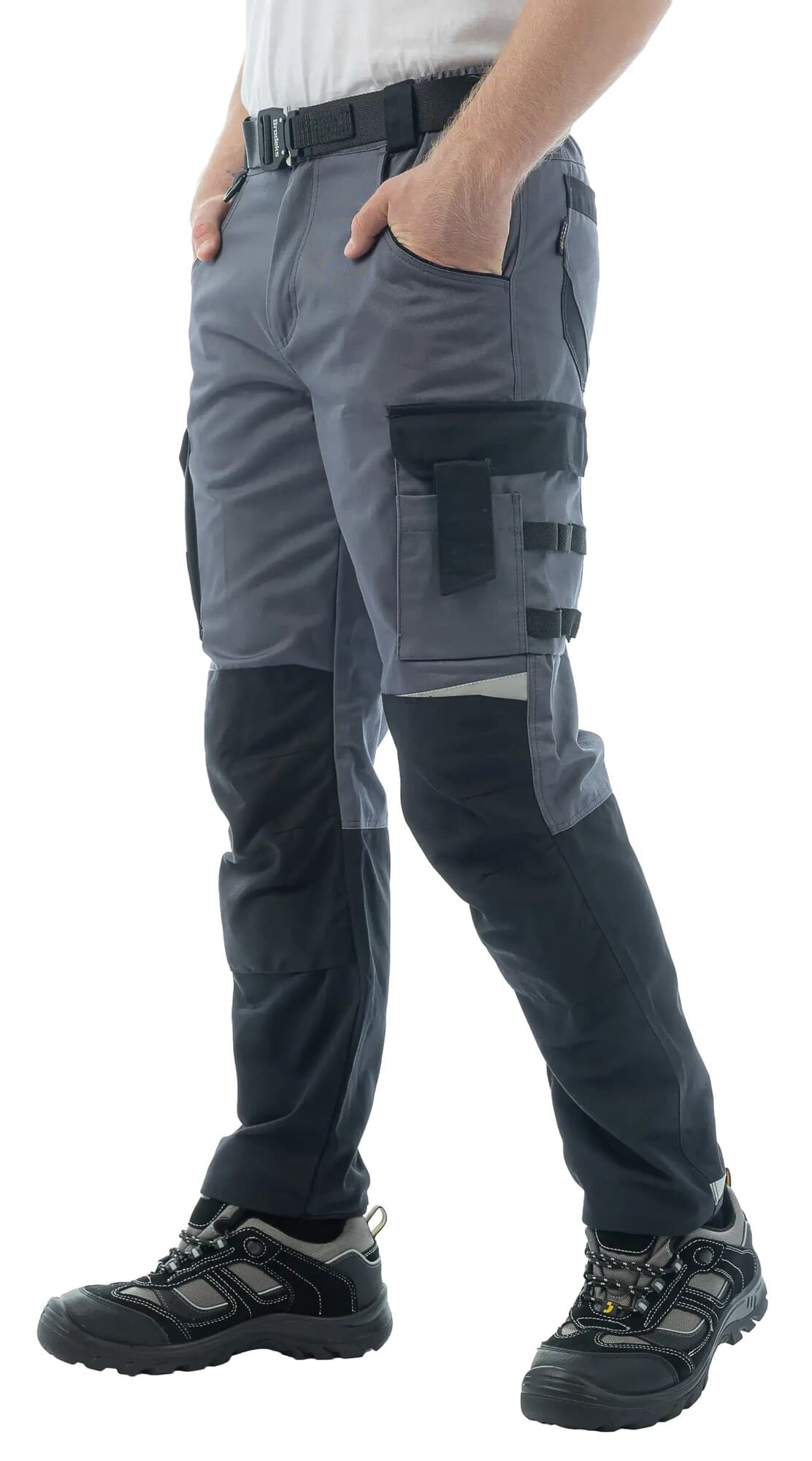 Брюки Brodeks KS302 -C, 100% хлопок, графит серый/черный (58)