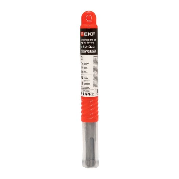 Бур по бетону SDS-plus 6х110 мм (4 резца)
