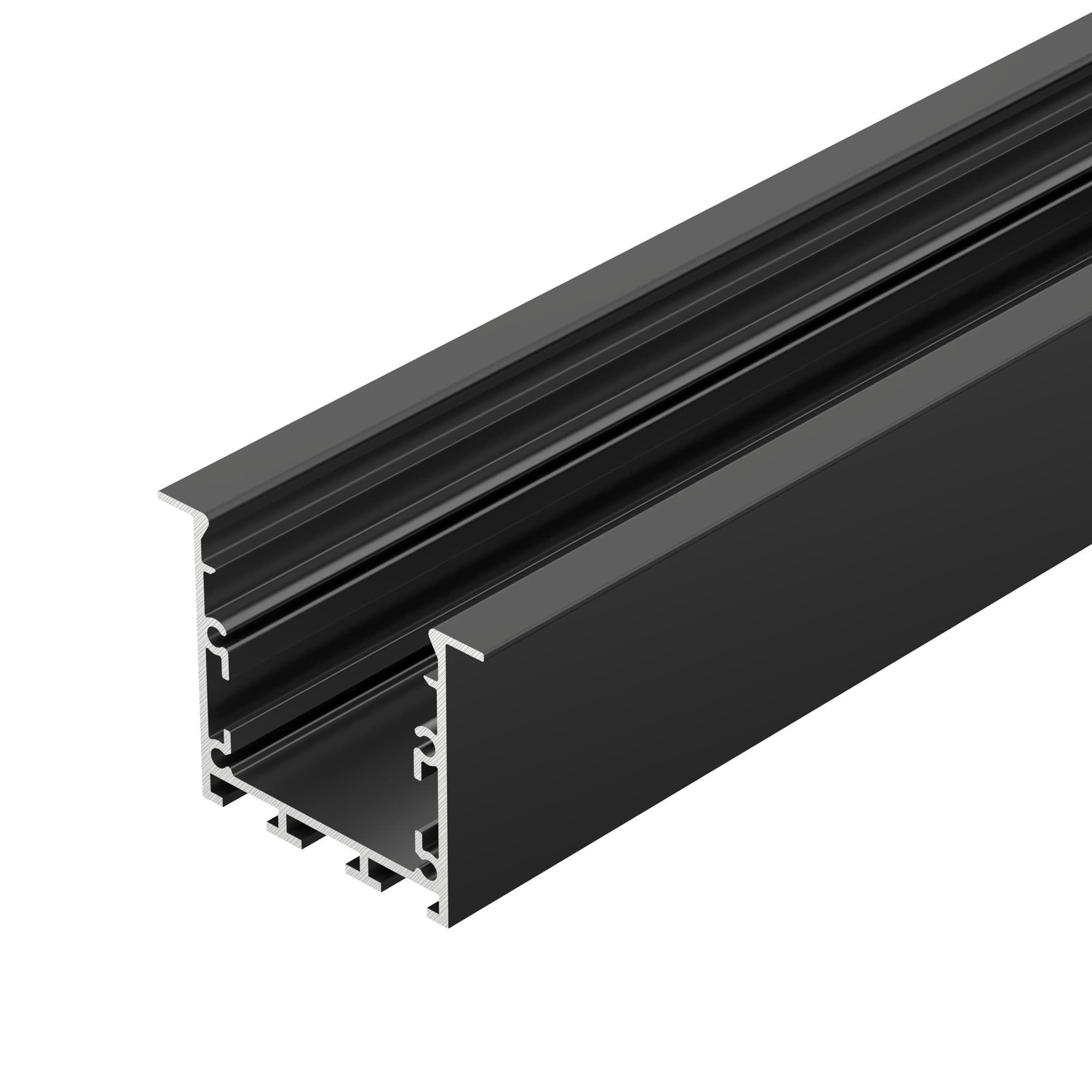 Профиль LINIA49-F-М-2500 BLACK (Алюминий)