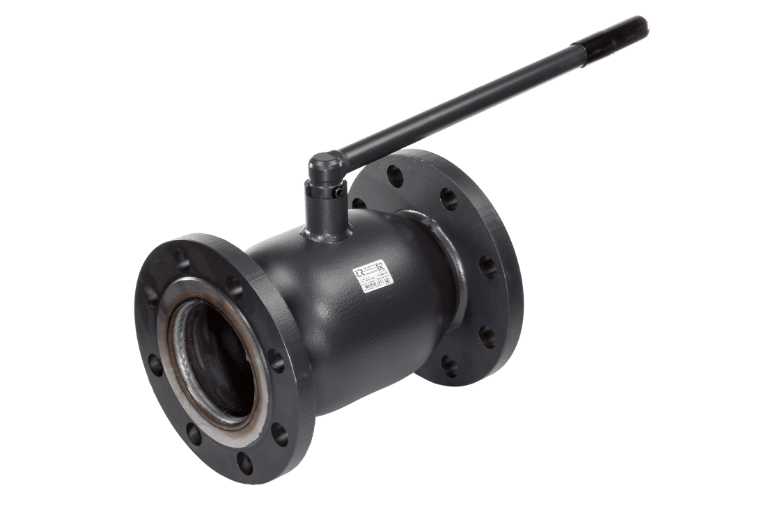 Кран шаровой FF DN100 PN25, рукоятка, С/П