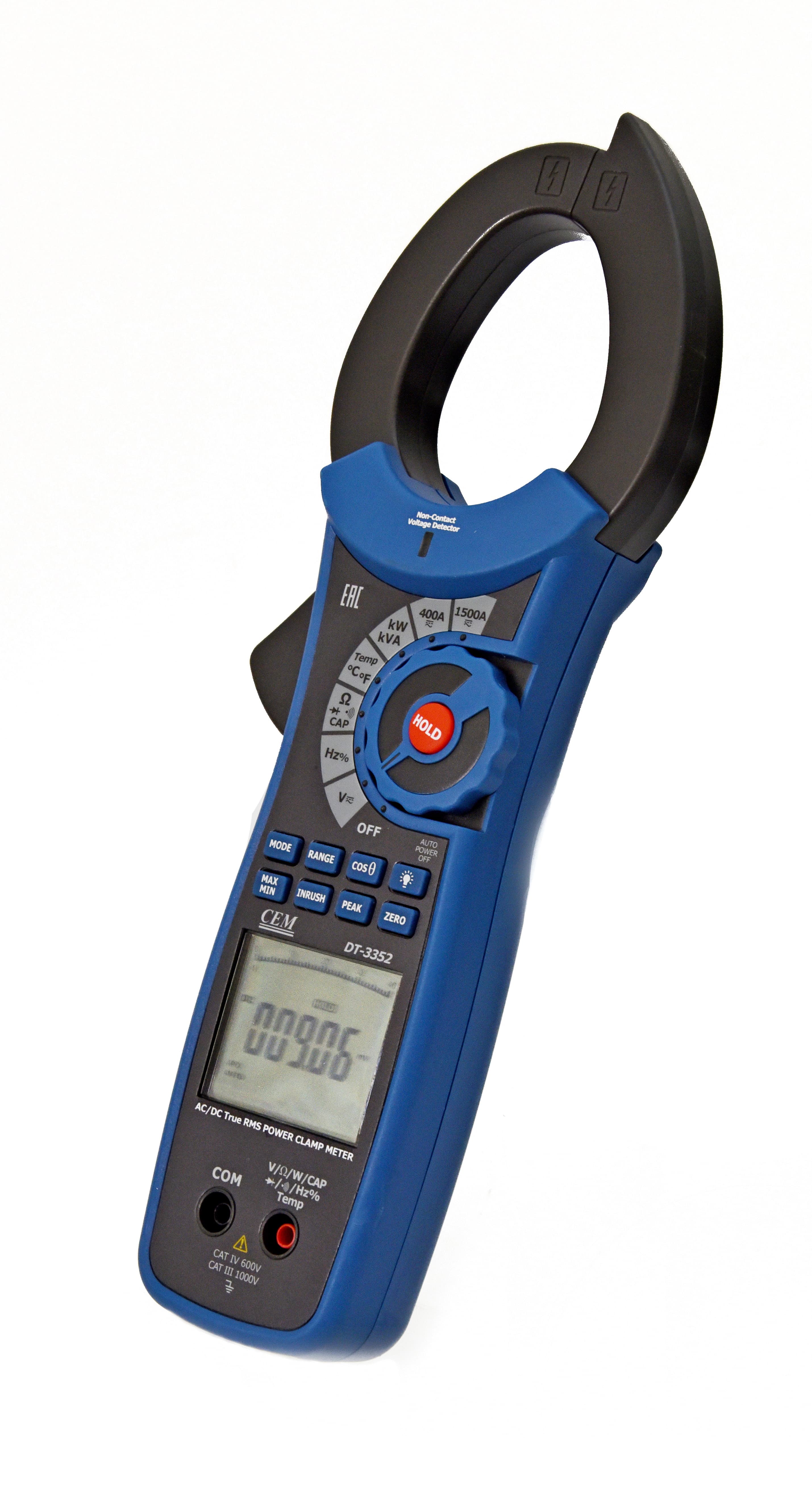 Клещи электроизмерительные, ваттметр DT-3352