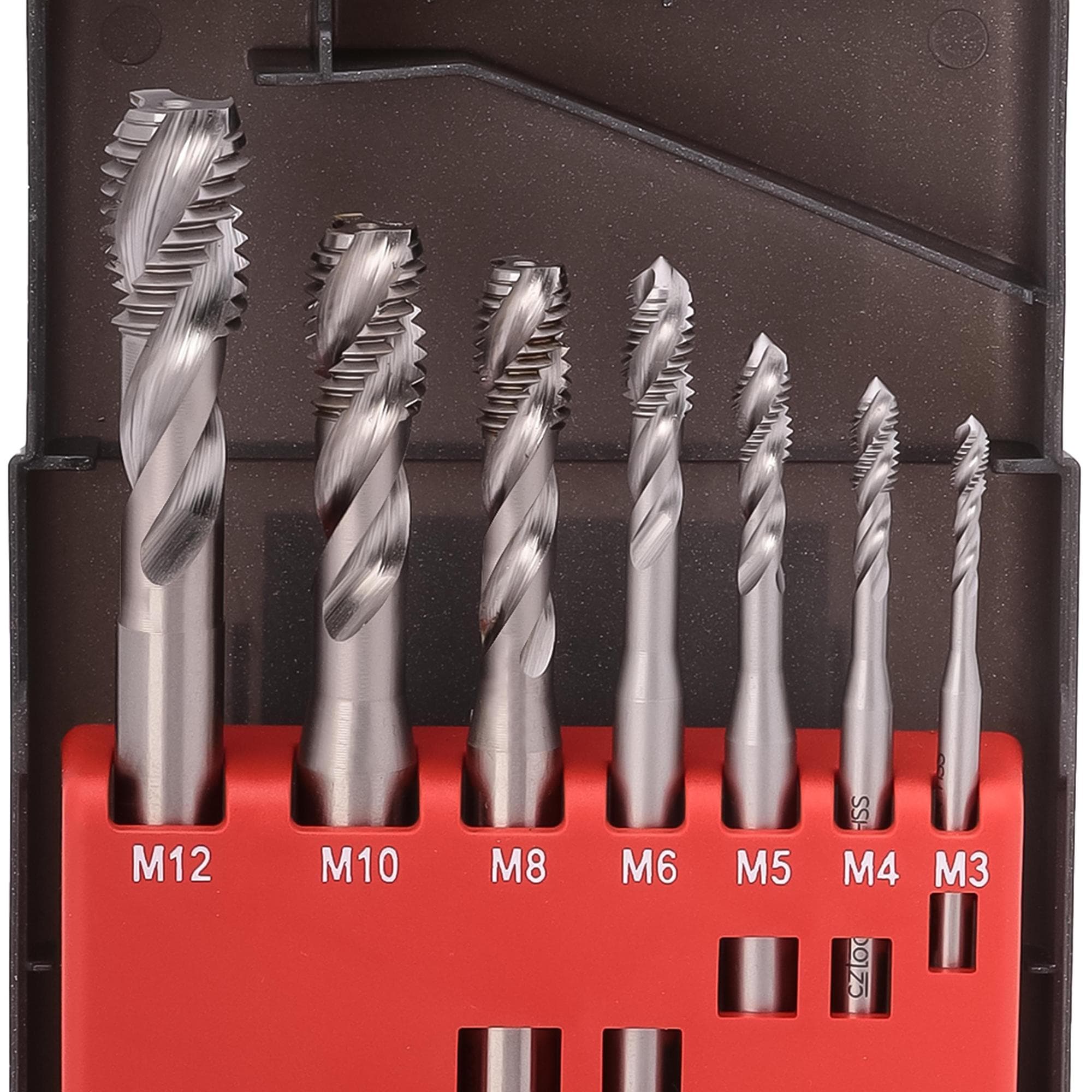 Набор машинных метчиков M3-M12 HSS DIN371/376 7пр