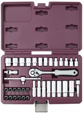 Набор инструмента 1/4''DR, 38 предметов