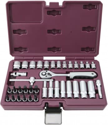 Набор инструмента 1/4''DR, 38 предметов