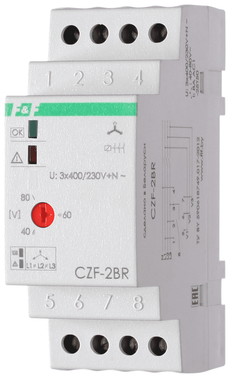 Реле контроля фаз CZF-2BR