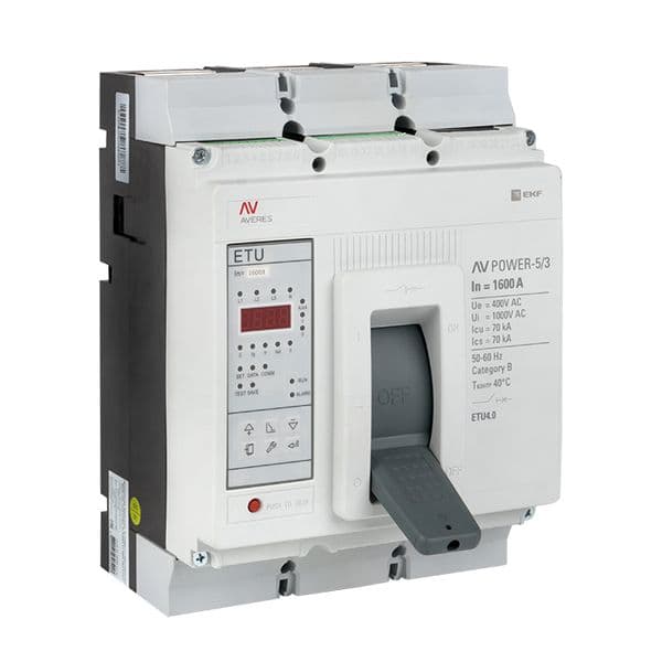 Автоматический выключатель AV POWER-5/3 1600А 70kA ETU4.0 AVERES