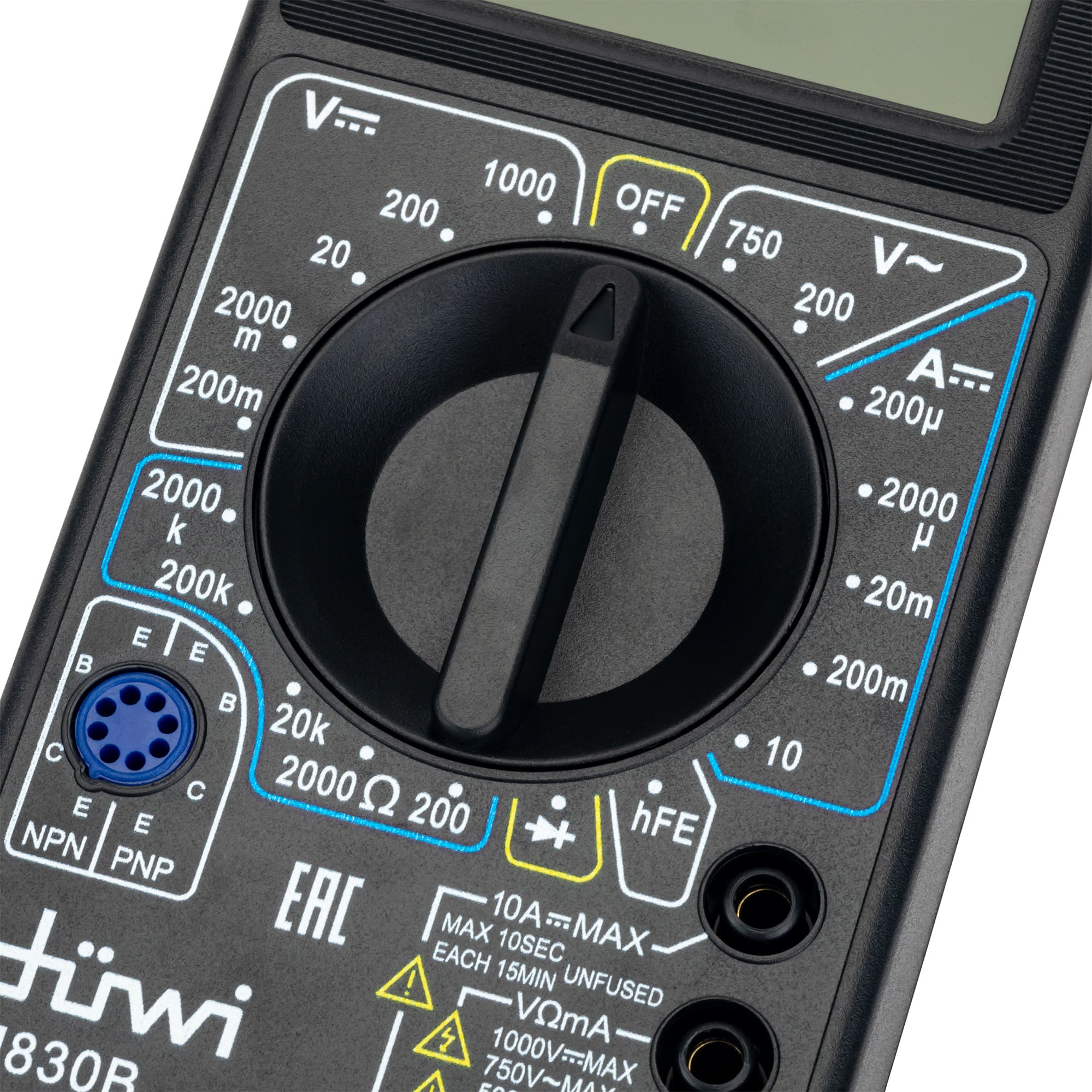 Мультиметр цифровой M830B, 26043 1, duwi