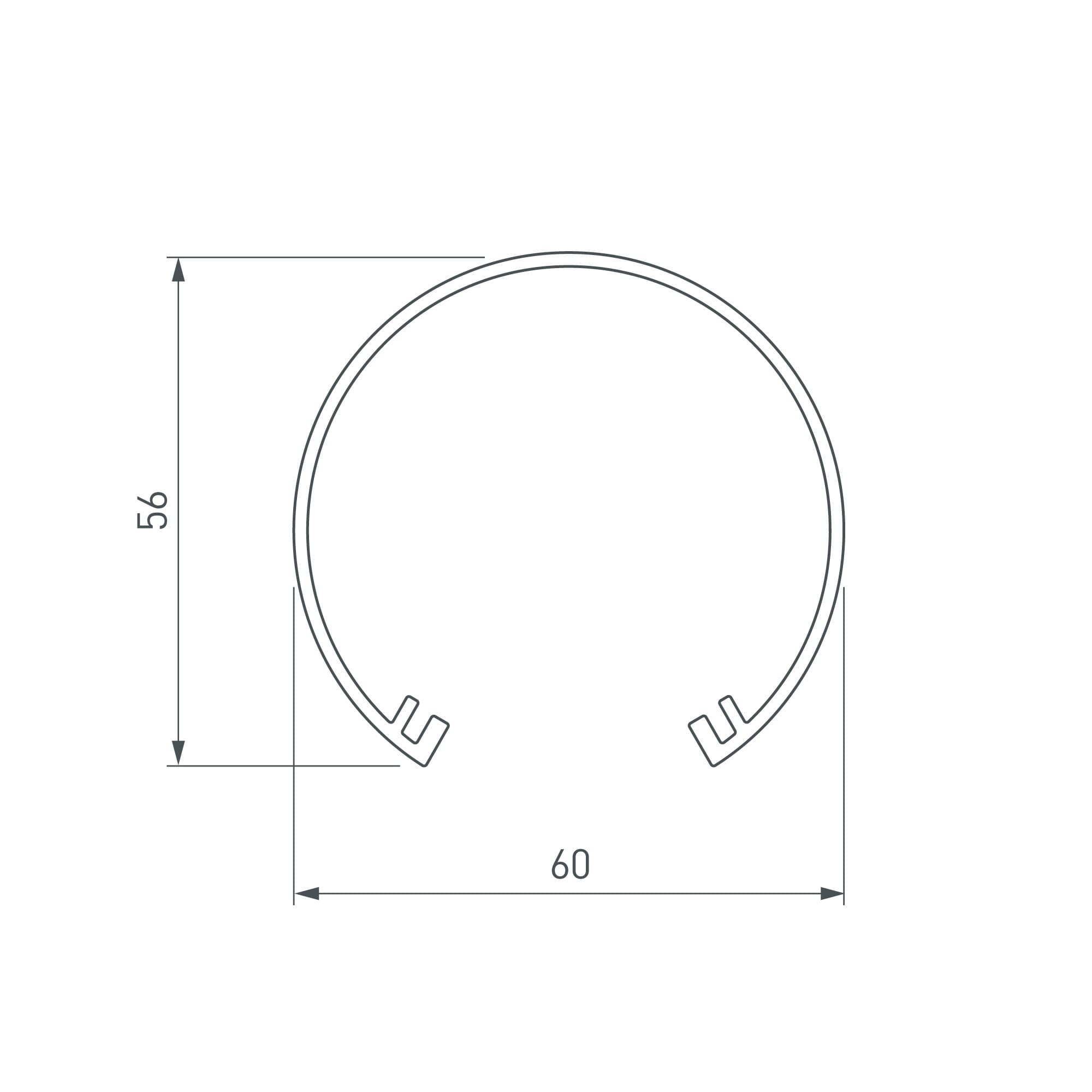 Экран STRETCH-S-35-CEIL-CENTER-10m OPAL (GAMMA35)