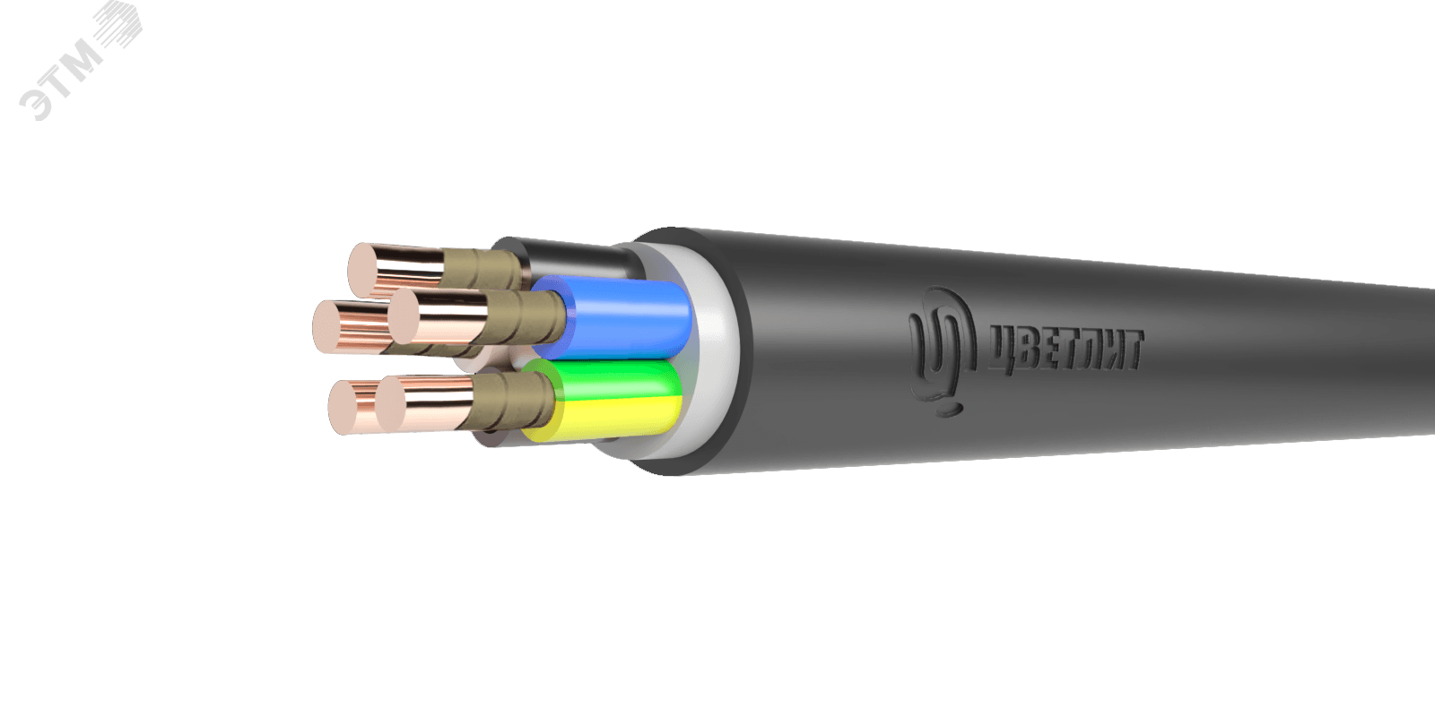 Кабель силовой ВВГнг(А)-FRLSLTx 5х1.5ок(N.PE)-1 ТРТС