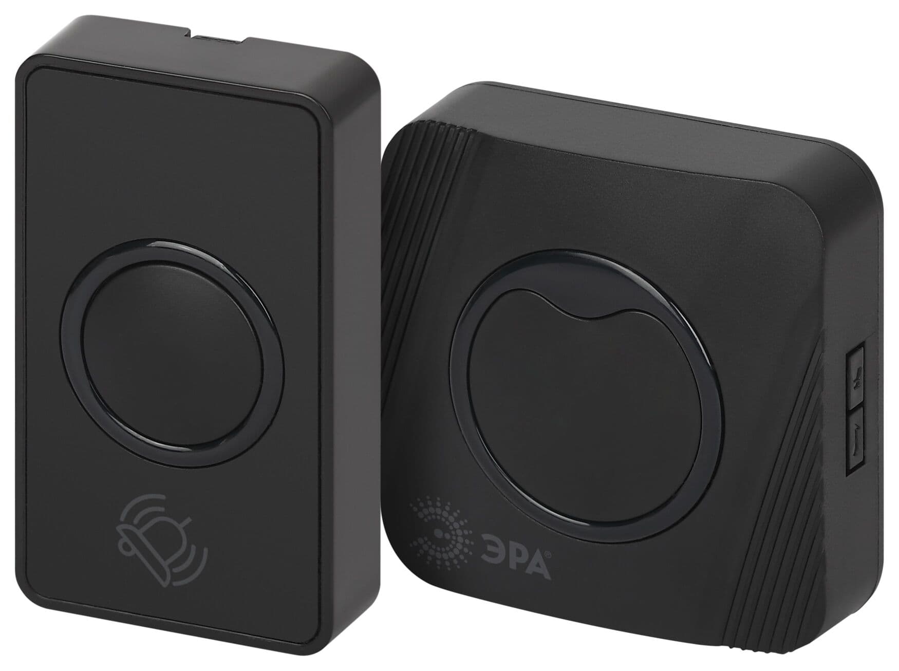 Звонок дверной беспроводной RGB подсветка 36 мелодий чёрный C100 POLYCOLOR