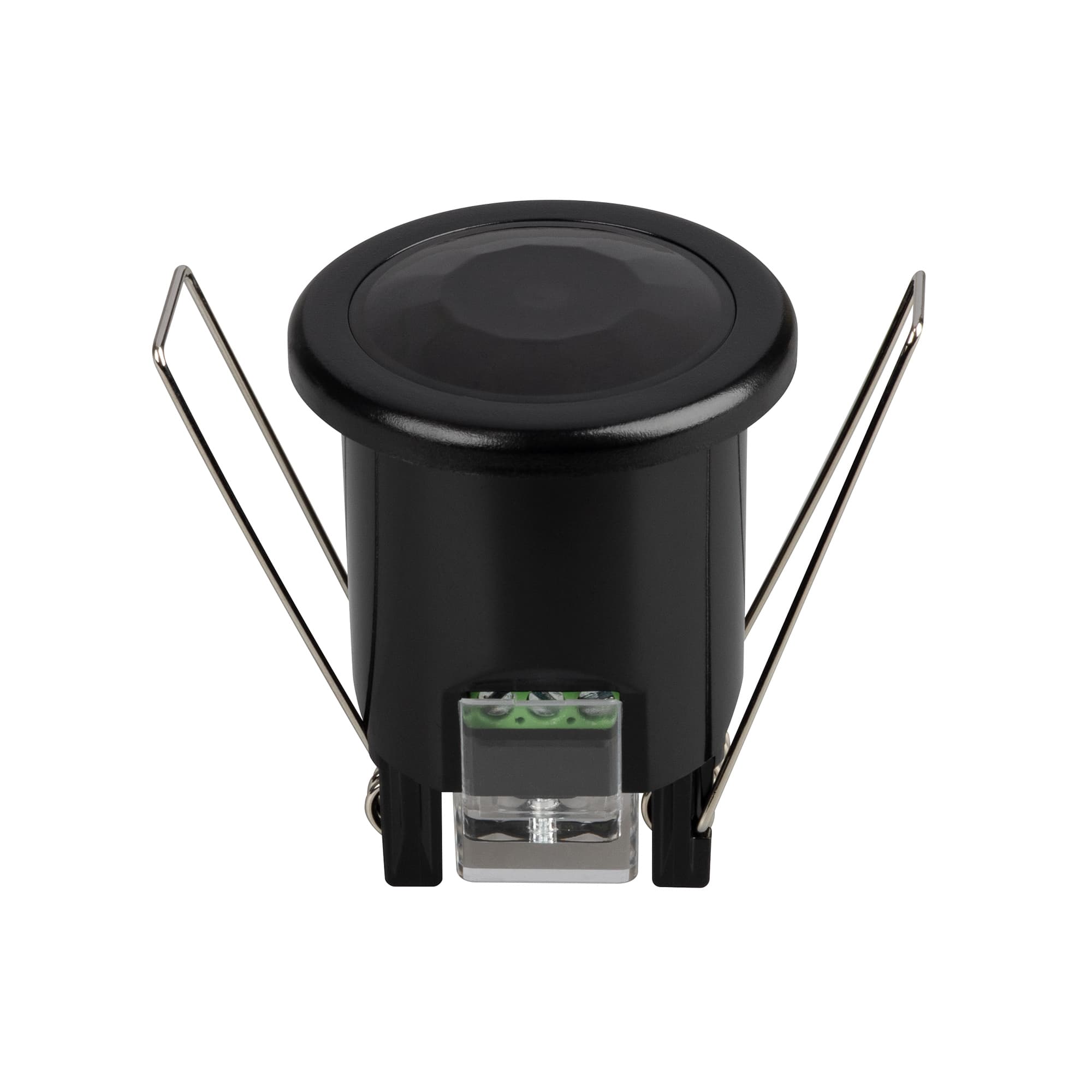 Датчик движения NAVE-PIR-BUILT-R50-400W-BK (230V, 1.7A, MINI, IP20) Пластик, 5 лет