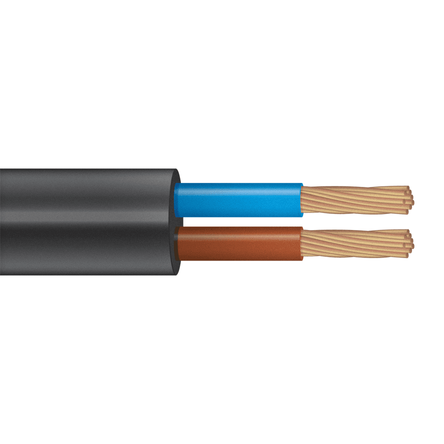 Кабель силовой КГТП-ХЛ 2x6 380/660-2 ТРТС барабан