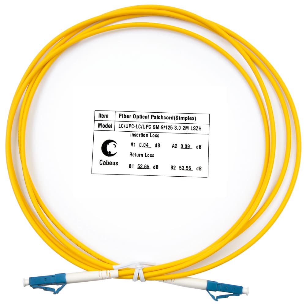 Патч-корд оптический simplex 2м LC-LC 9/125 sm LSZH