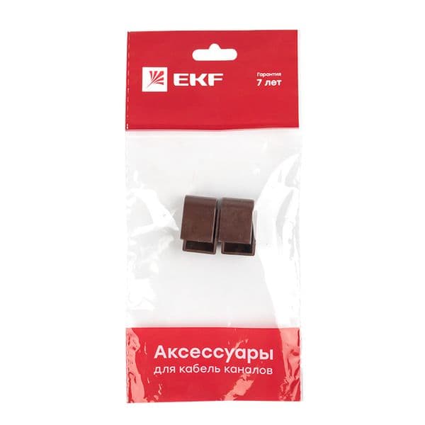 Заглушка (15х10) (4 шт) Plast под темное дерево
