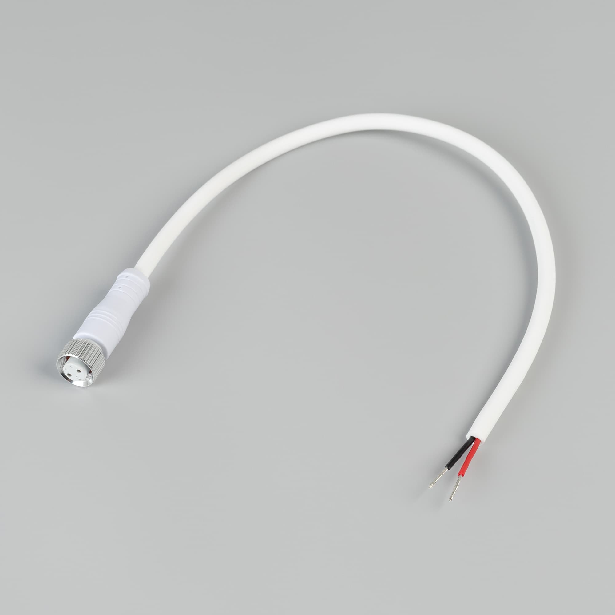 Коннектор питания ARL-WAVE-1615-CON-POWER-FEMALE-2PIN-WHT IP67, пластик, 3 года
