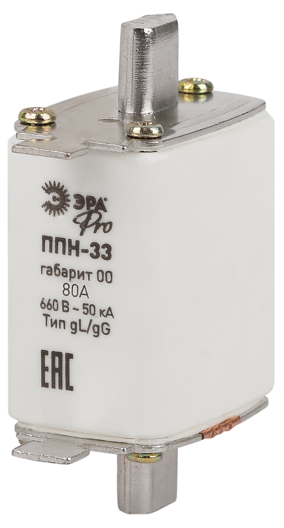Предохранитель плавкий PRO pn-33-00-80 ППН-33, габарит 00, 80А
