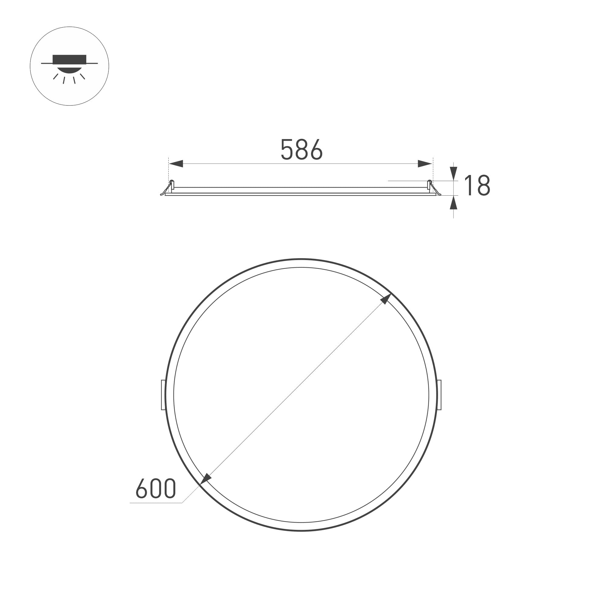 Экран ARH-LINE-3750A-VOL-2000 OPAL (ARL, Пластик)
