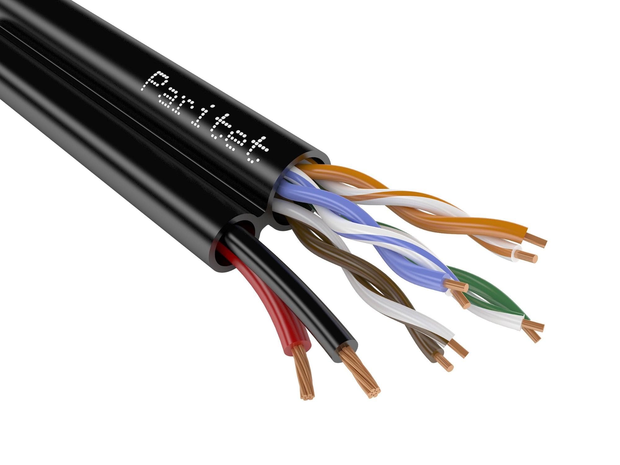 Витая пара ParLan combi U/UTP4 Cat 5e PE 2х2.50