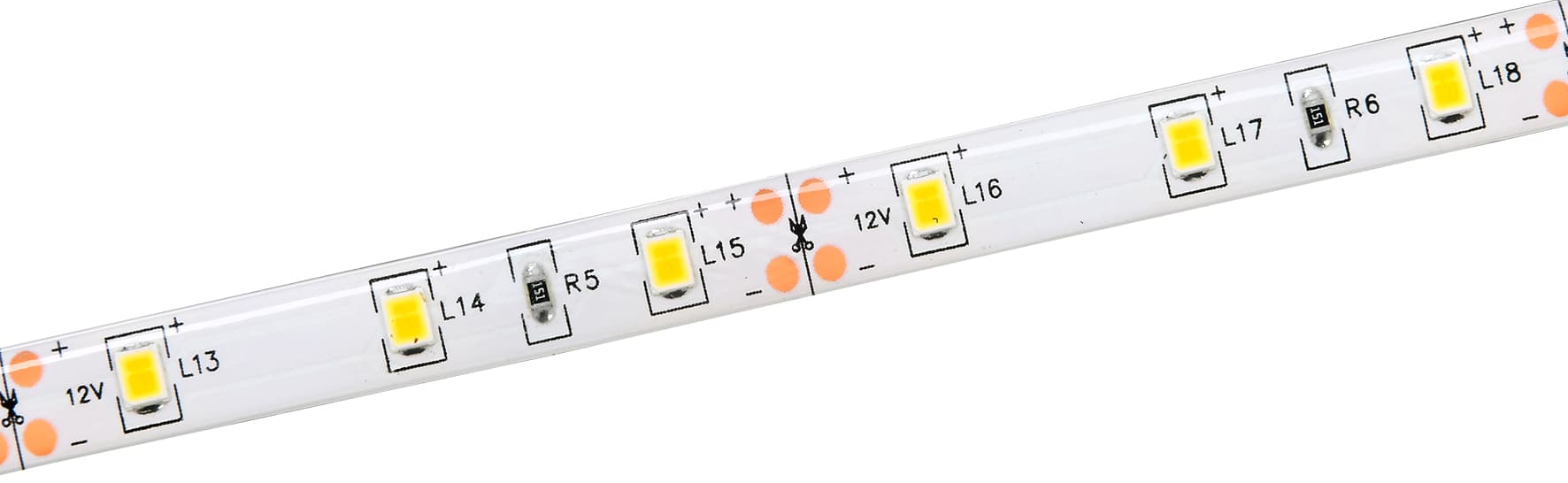 Лента светодиодная 3м LSR-2835WW60 4,8Вт/м 12В IP65 60LED/м