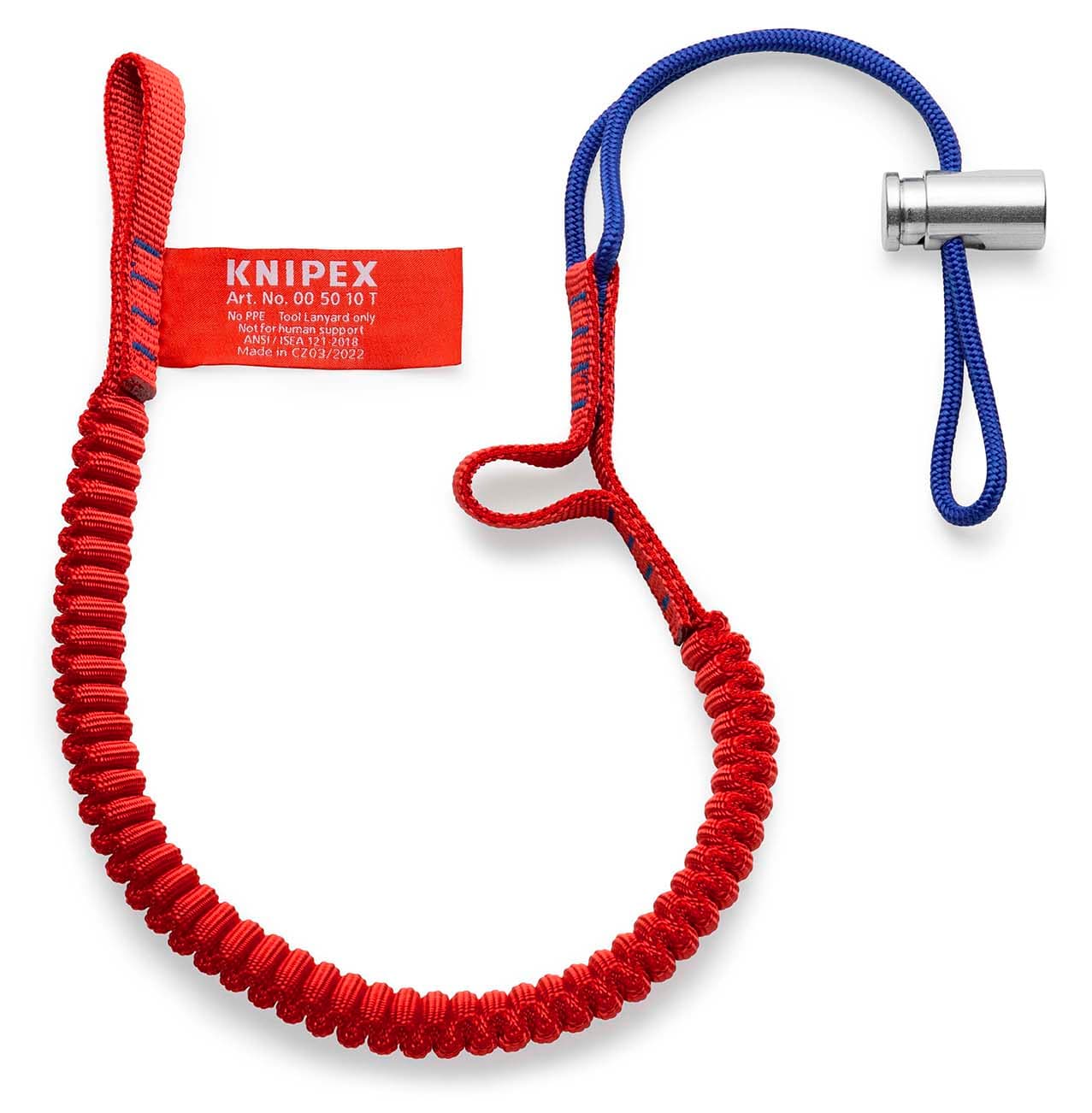 Система страховки инструмента - Строп страховочный, 1 шт, нагрузка 6 кг, KNIPEX Tethered Tools
