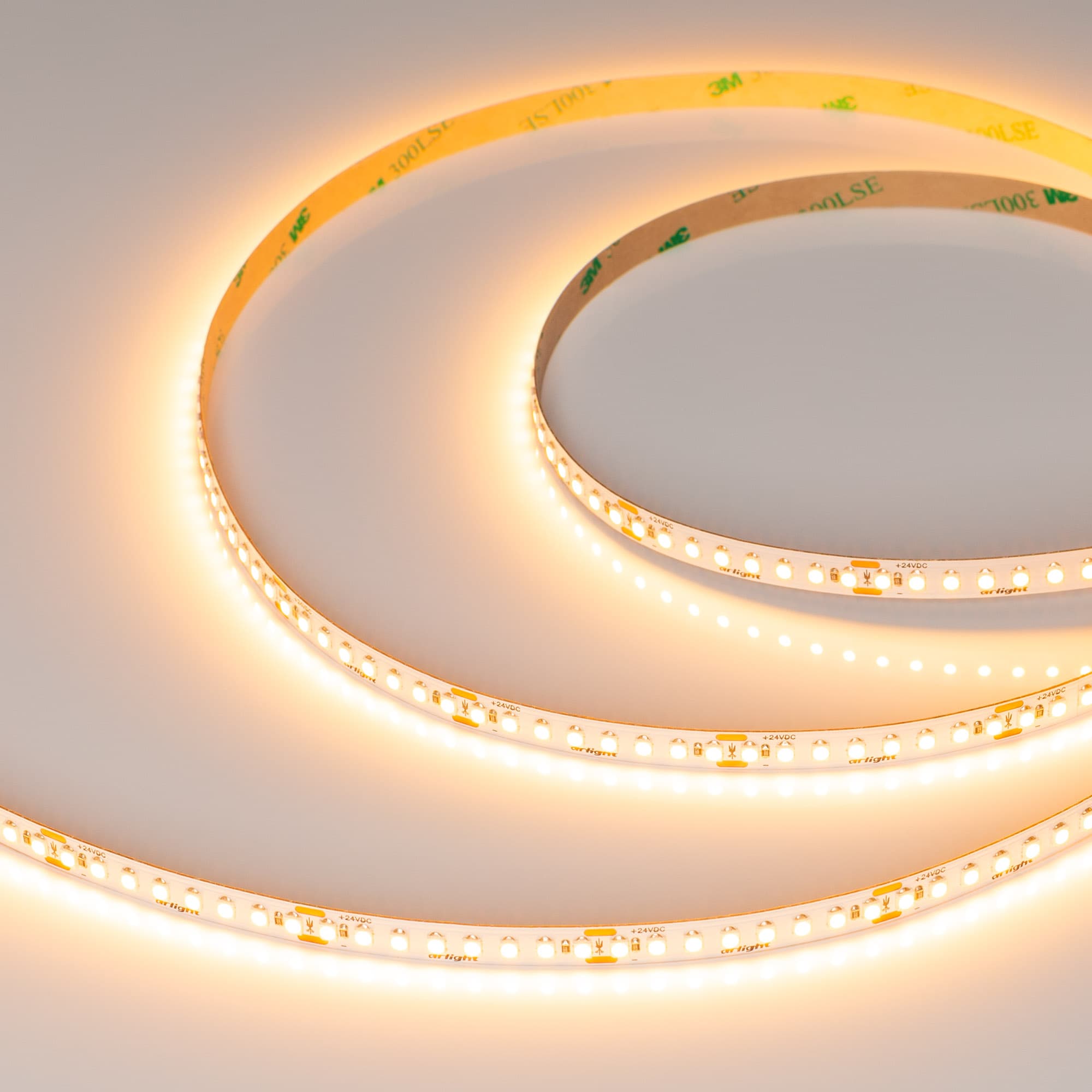 Лента светодиодная 15 Вт/м 24В IP20 2400K 176LED/м UL-A176-8mm SMD 2835 5 м