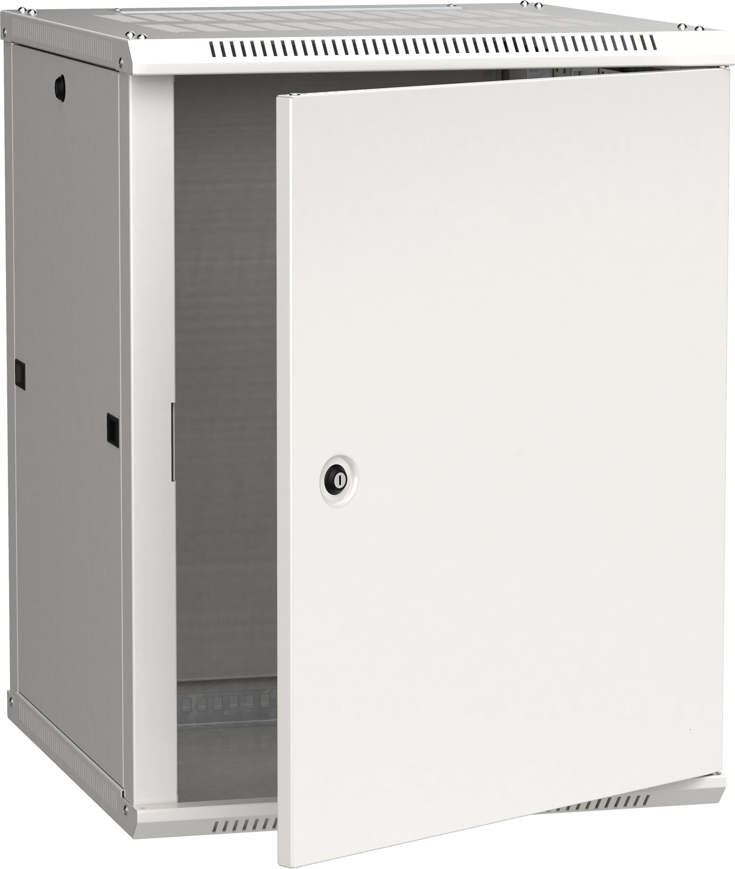 Шкаф настенный 19' LINEA W 18U 600x600мм металлическая дверь RAL7035