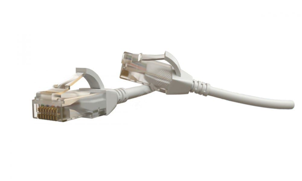 Патч-корд PC-LPT-UTP-RJ45-RJ45-C6-2M-LSZH-WH U/UTP категория 6 2 м белый