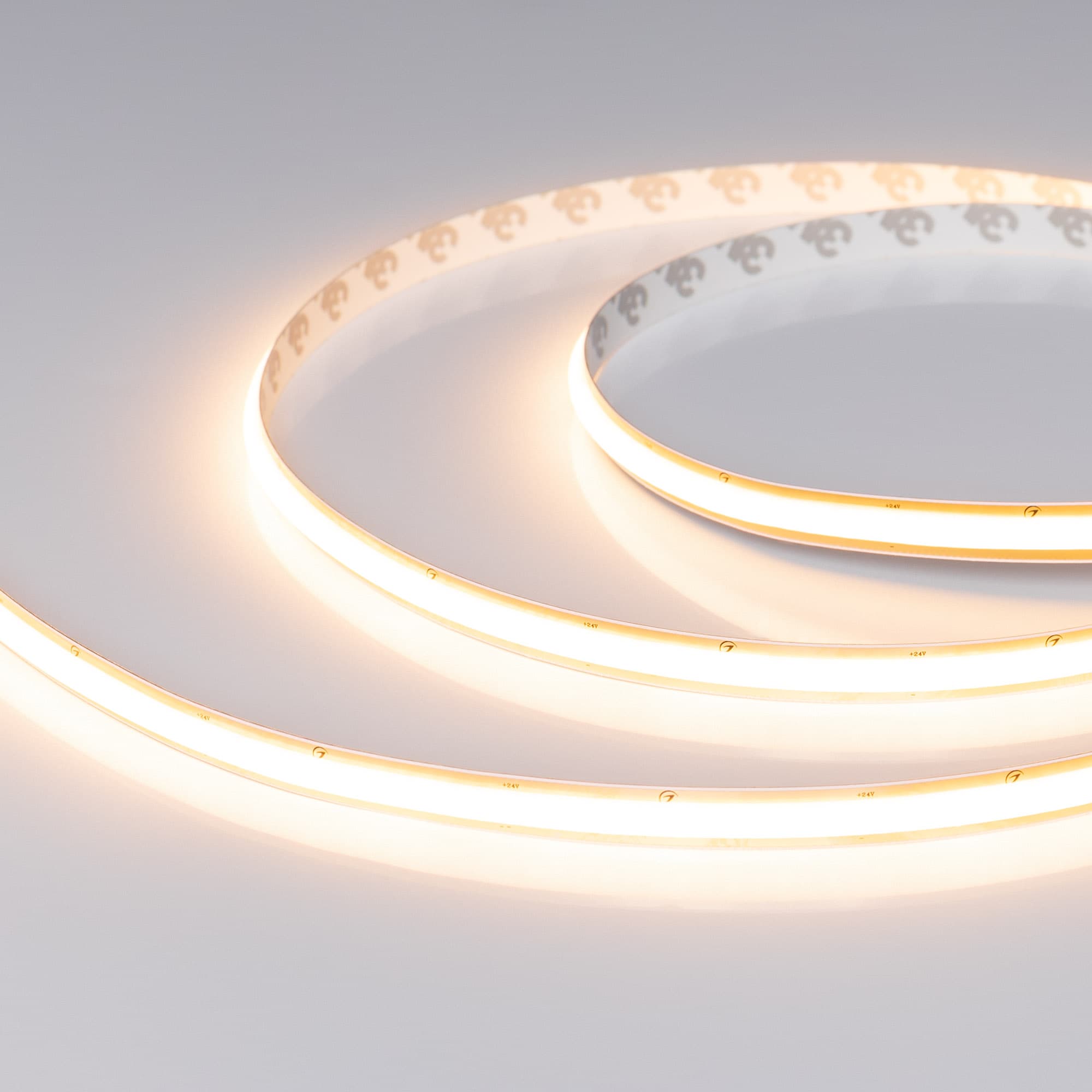 Лента светодиодная 10Вт/м 24В 2700K IP20 288LED/м SOB-M288-10mm SMD 2216 5м, свободная резка