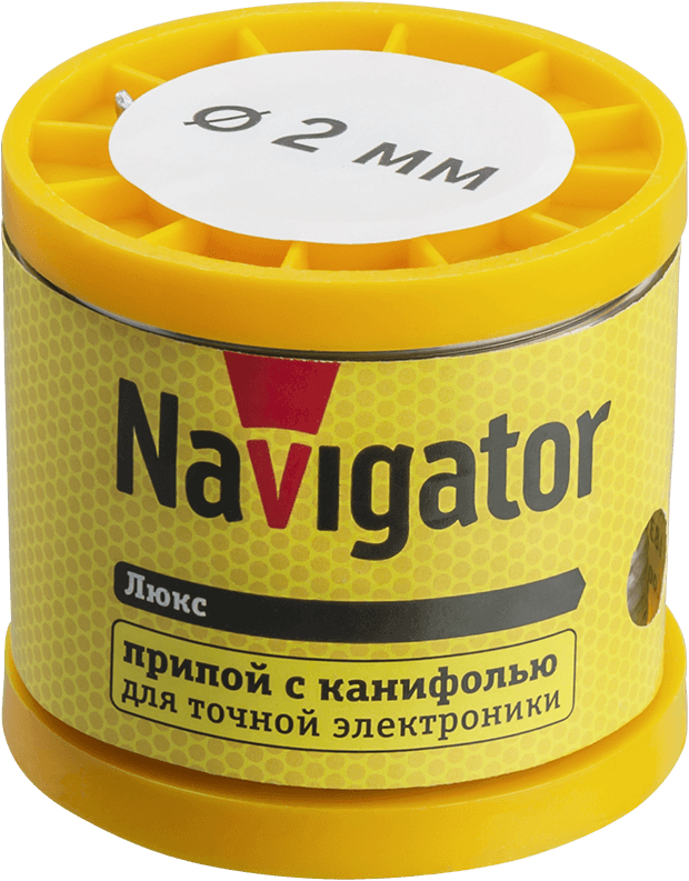 Припой 93 087 NEM-Pos02-61K-2-K200 (ПОС-61, катушка, 2 мм, 200 гр)