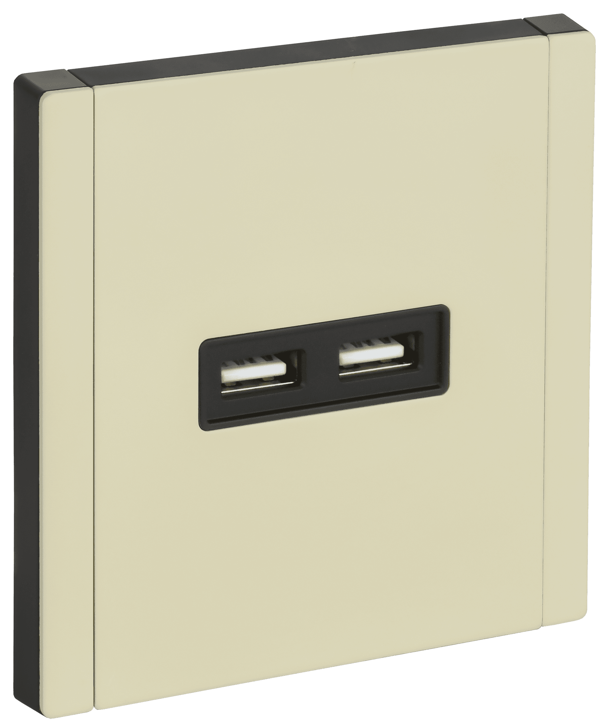 FORTE&PIANO Розетка USB A+A 3,1А FP849M металл слоновая кость IEK