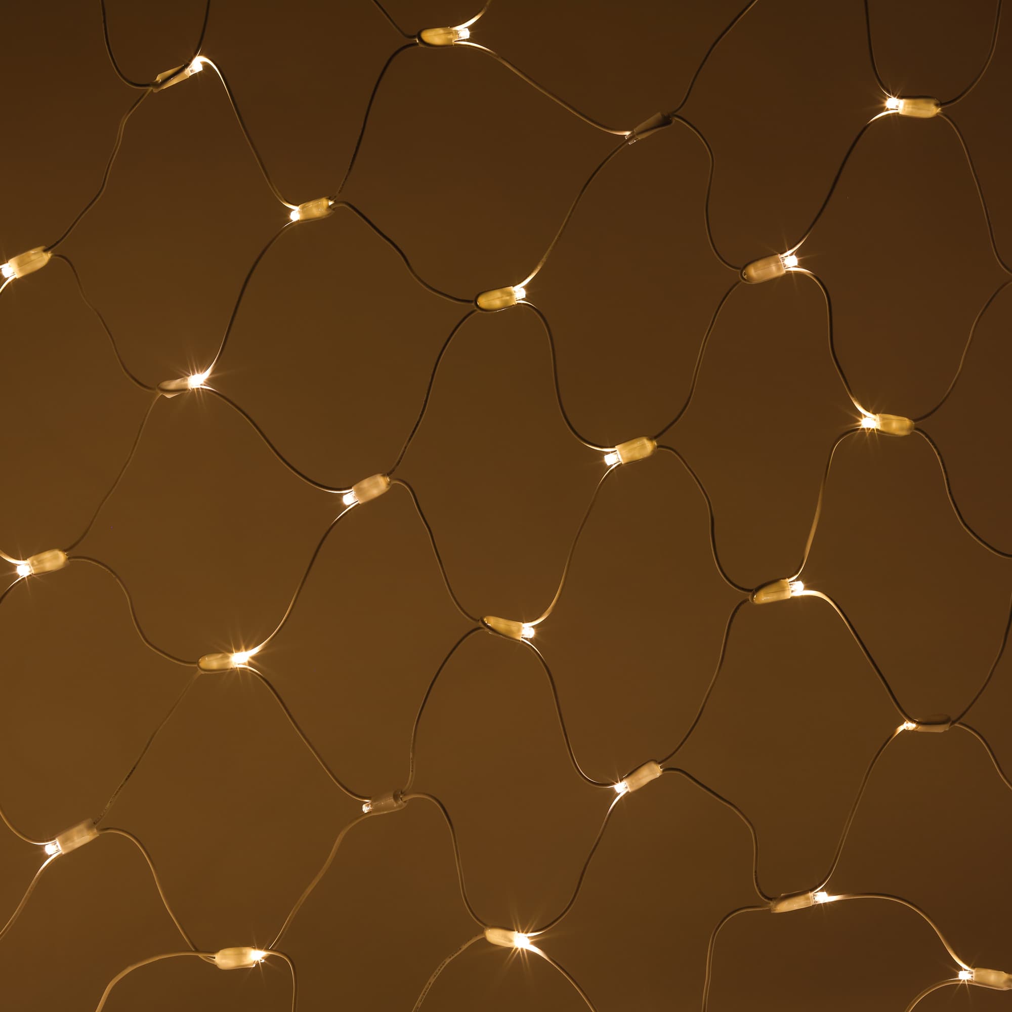 Гирлянда светодиодная новогодняя ERAPS-SKW1 сеть 2x3 м тёплый белый свет 300 LED белый каучук