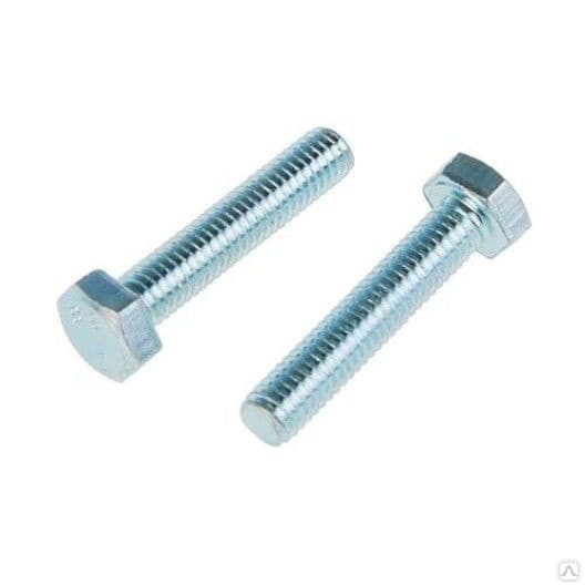 Болт DIN 933 М20х95 8.8 ZN с шестигранной головкой оцинкованный