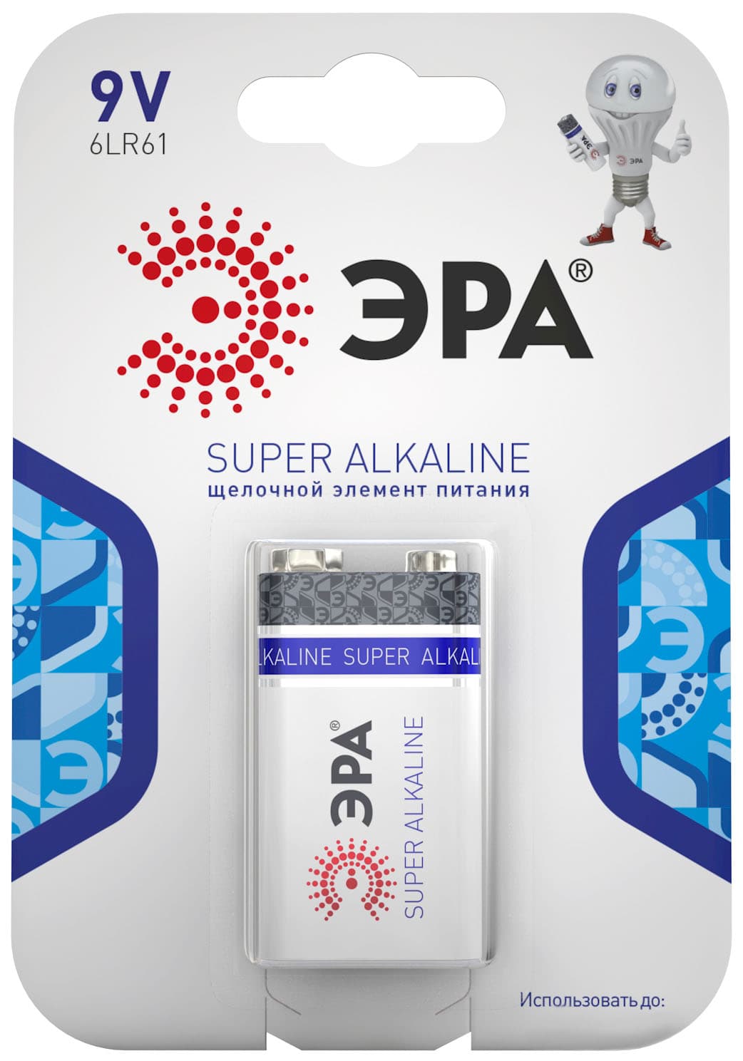 Батарейка 6LR61-1BL SUPER Alkaline (12/96/5760)