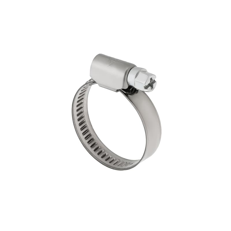 Хомут червячный 25-40/12-0.8 мм. нержавеющая сталь W2