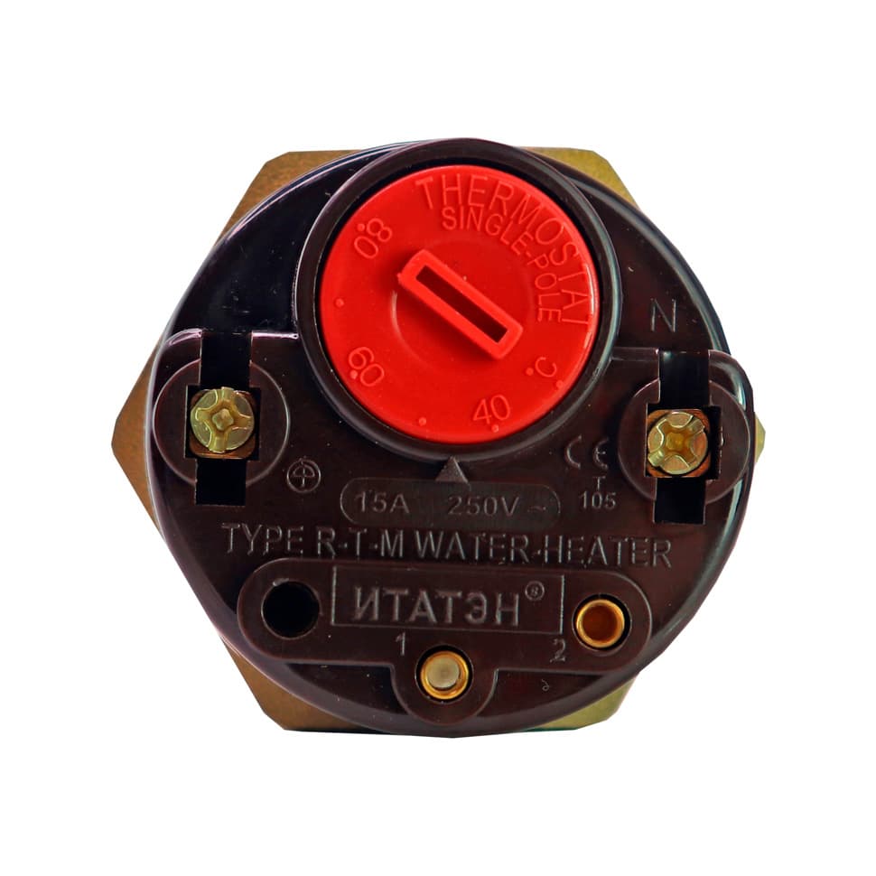 КОМПЛЕКТ: ТЭН RDT 2500W, D42мм, 220V + термостат + прокладка