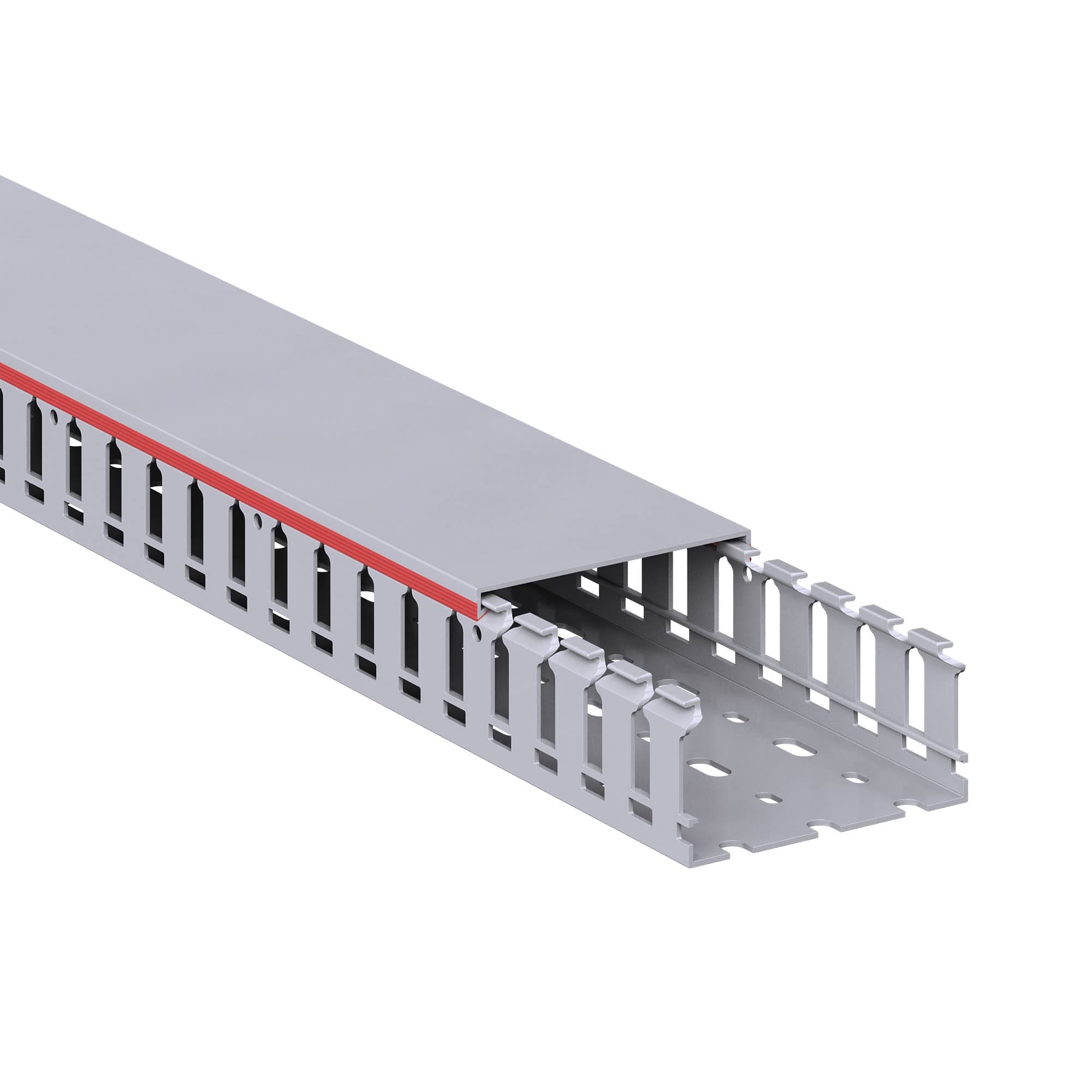 Короб перфорированный RL12 80x40 серый QUADRO