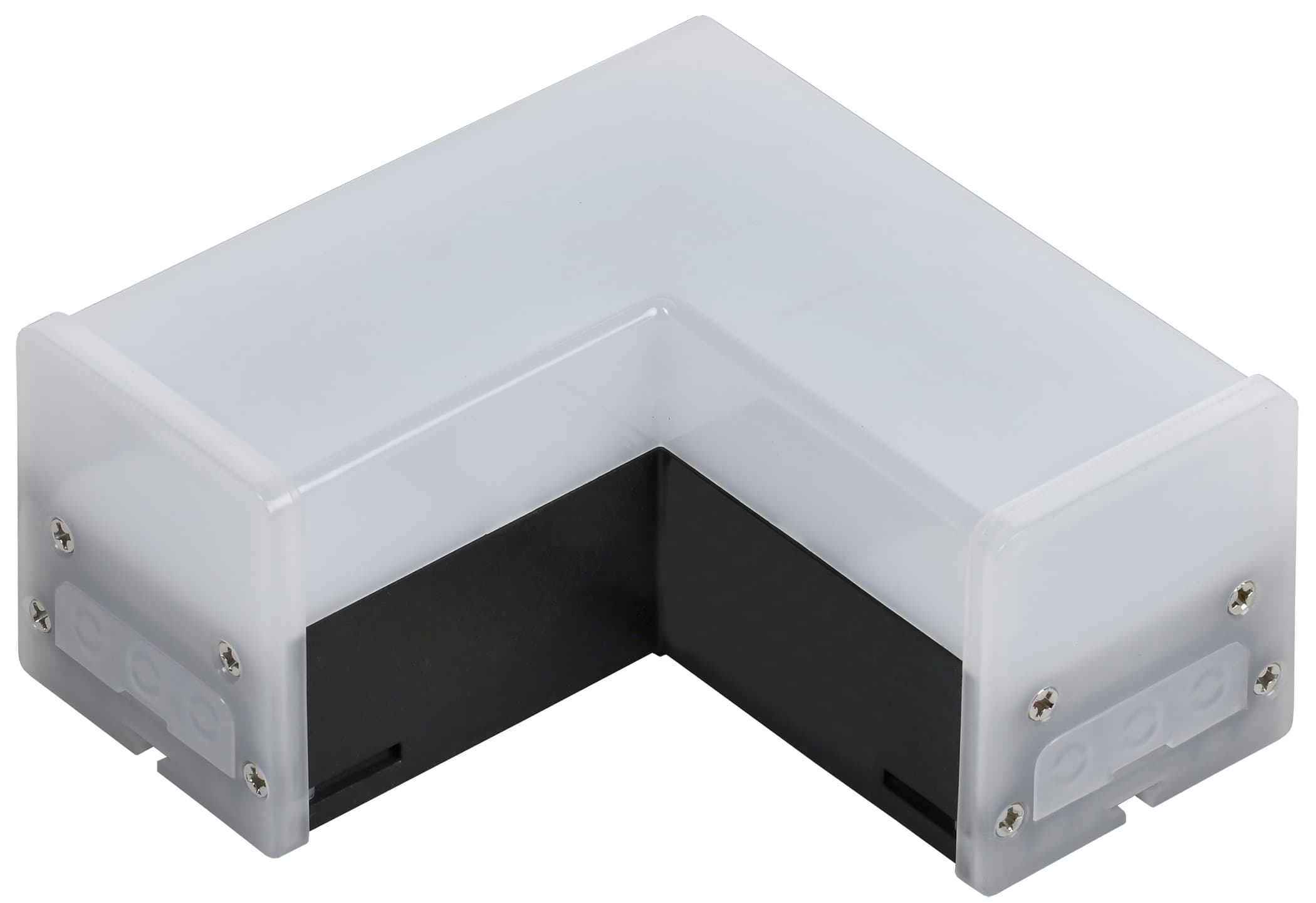 Светильник LED L-образный 1010 8Вт 6500К 117х117мм чер