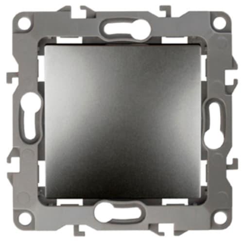 Переключатель, 10АХ-250В, Эра12, графит,12-1103-12