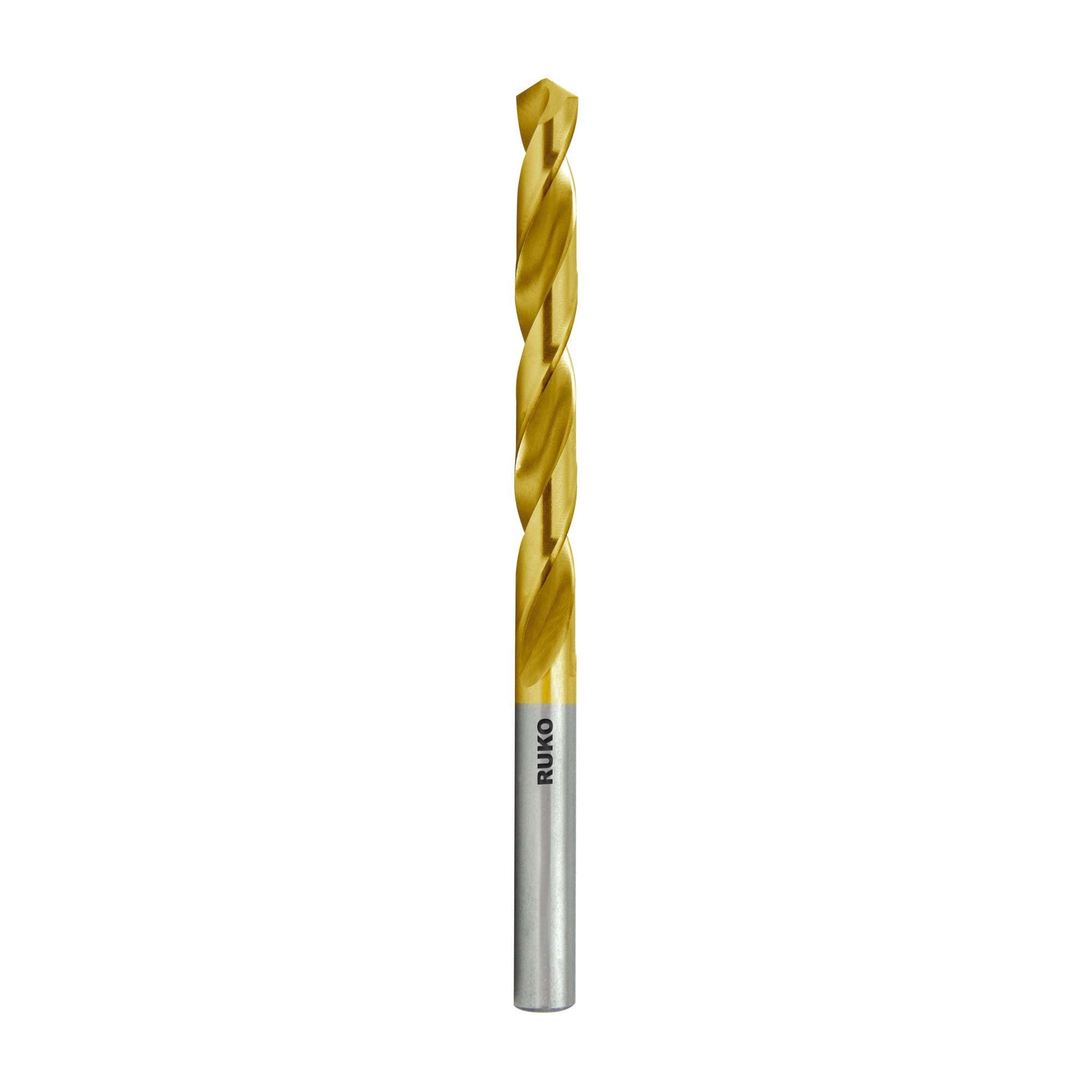 Сверло по металлу 10,5x133/87мм DIN338 HSS-G TiN 118°