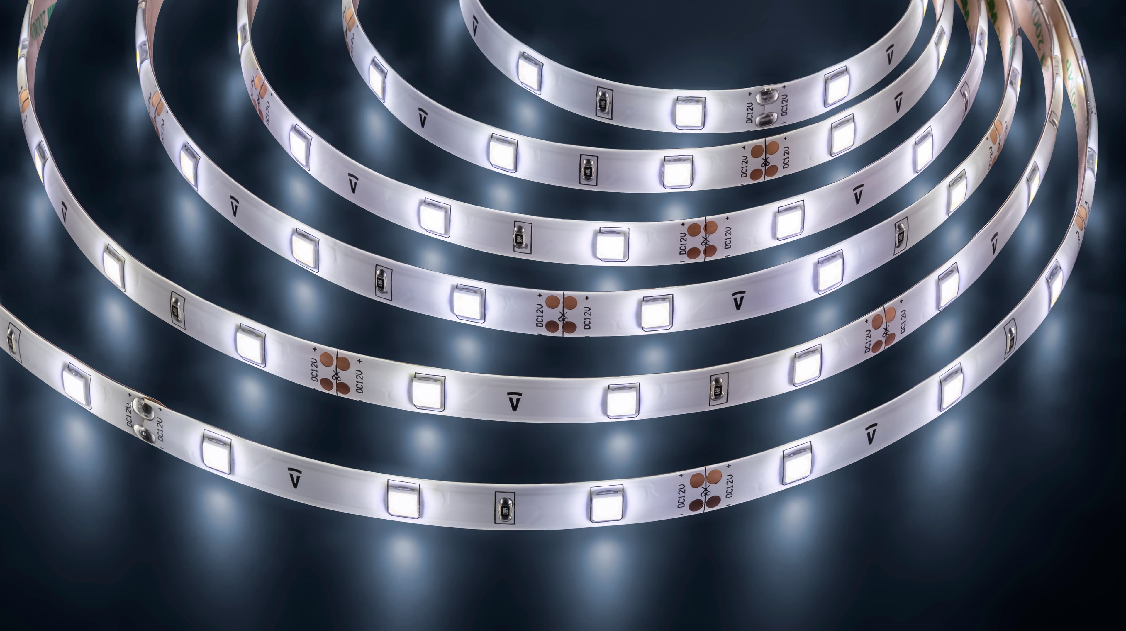 Лента светодиодная 7.2Вт/м 12В 6000К IP65 30LED/м NLS-5050 5м