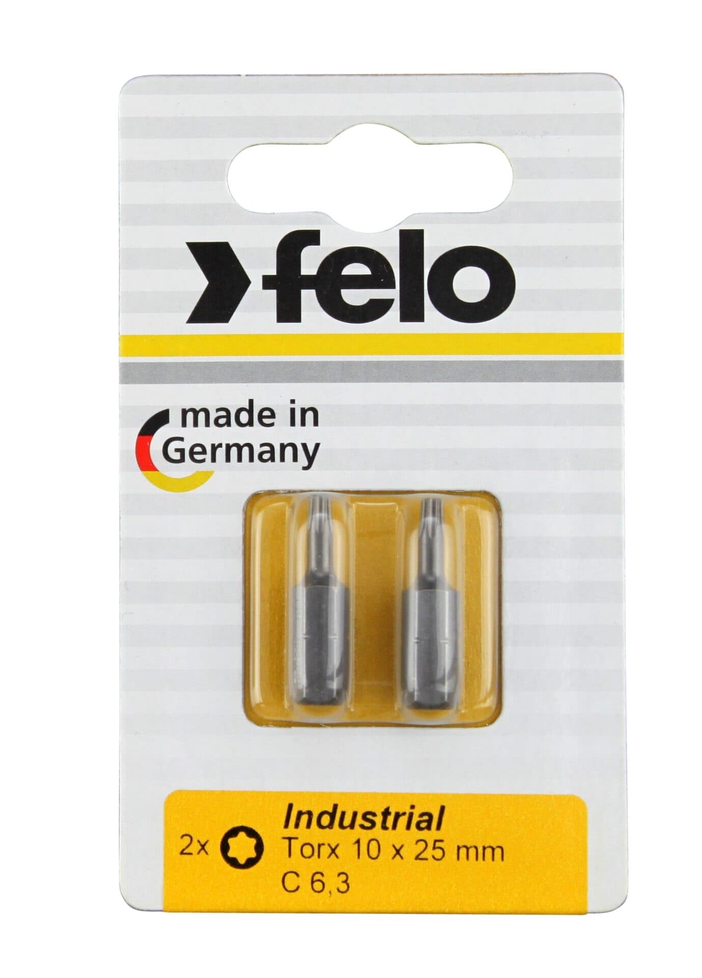 Бита Torx 10X25, серия Industrial, 2 шт в блистере