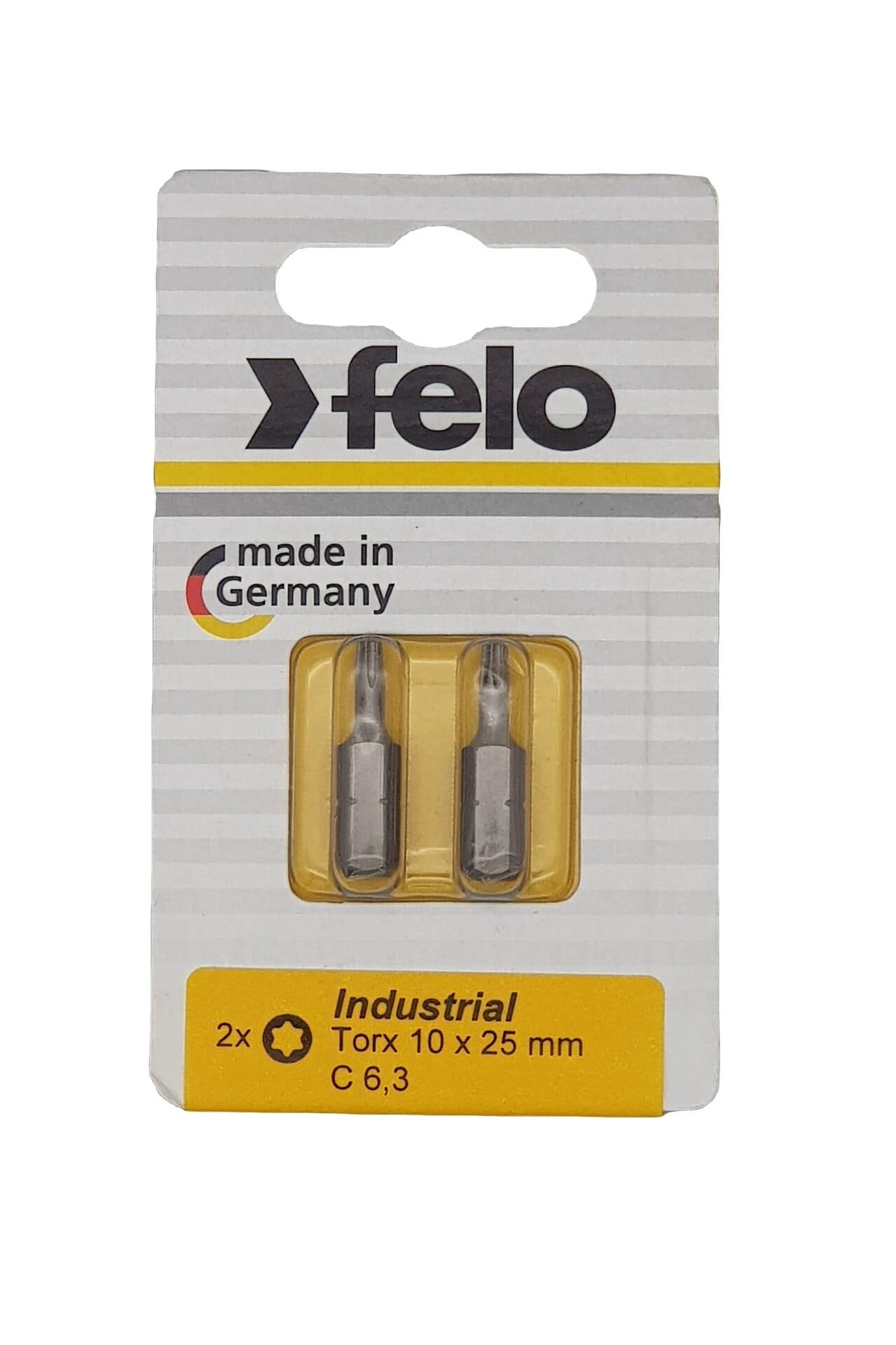 Бита Torx 10X25, серия Industrial, 2 шт в блистере