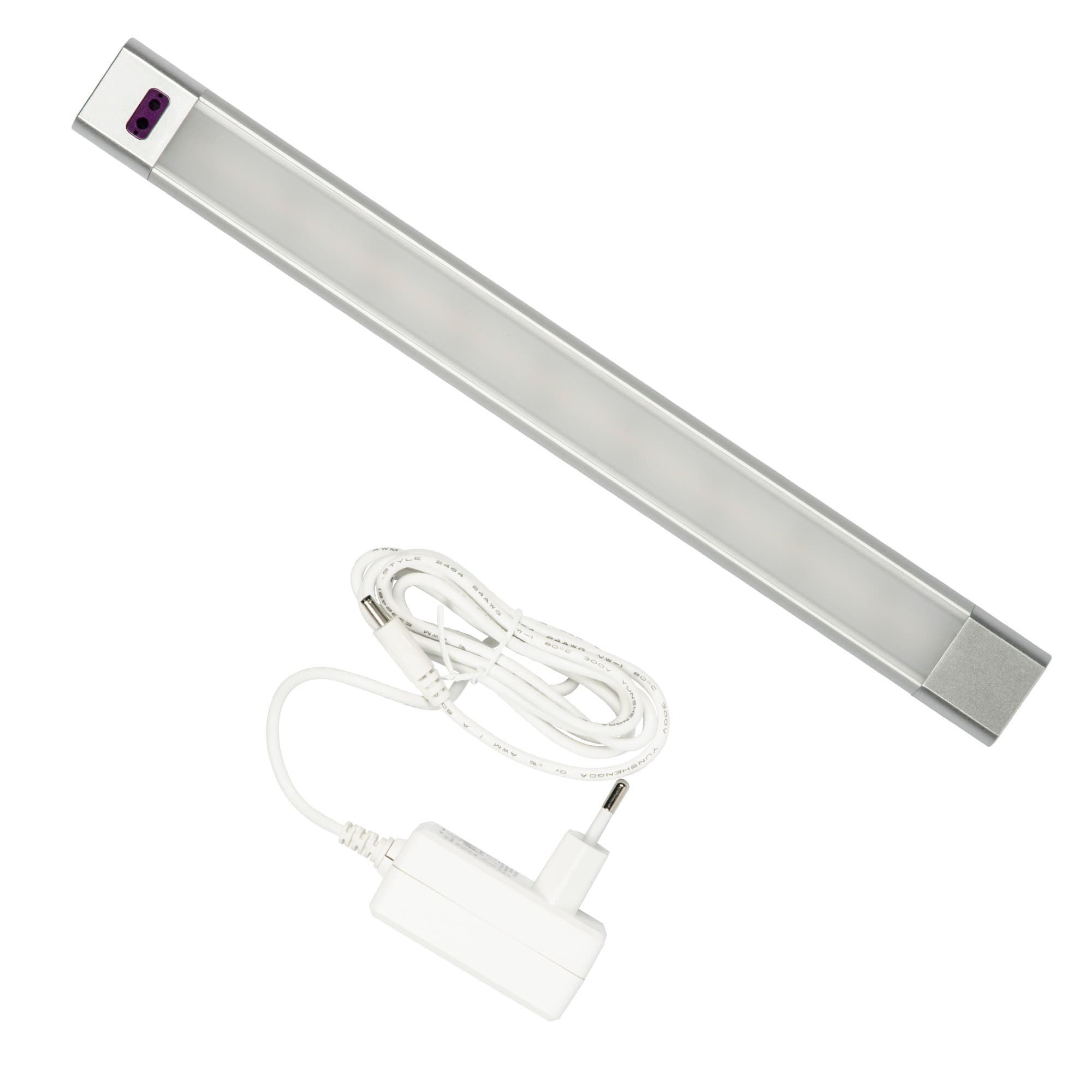 Светильник светодиодный для мебели ULI-F46-5W/2700-6000K/DIM SENSOR IP20 SILVER 300х30х11,5мм 400Lm