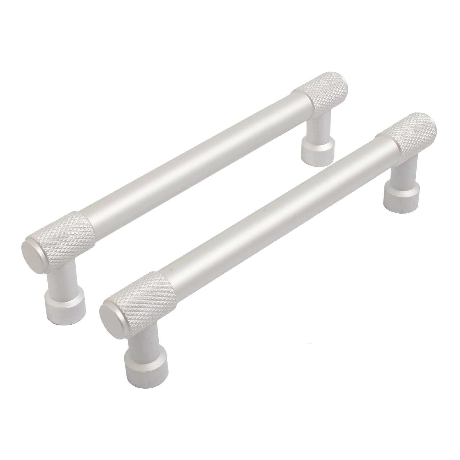 Ручка-скоба мебельная StahlBuro AP2307-128 2шт., W матовый белый хром