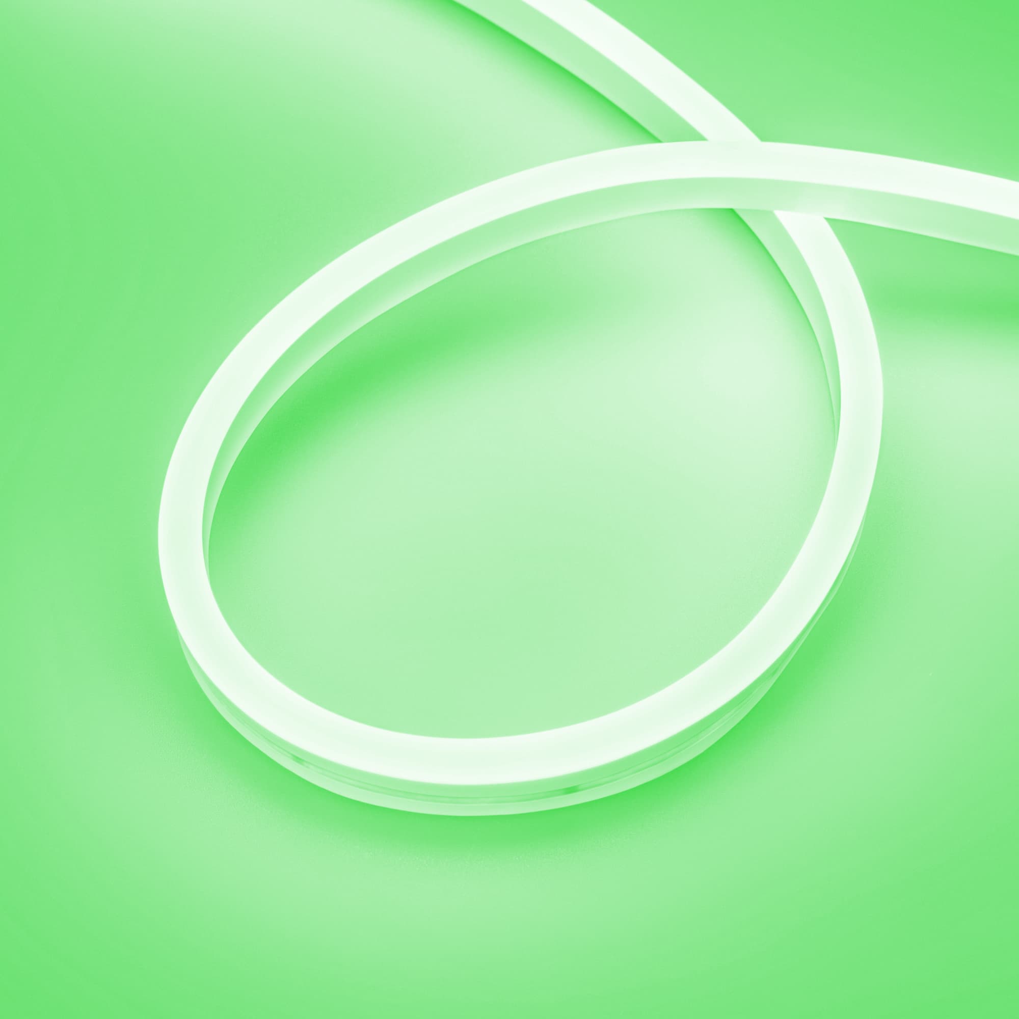 Лента герметичная AURORA-PS-A120-16x8mm 24V Green 10 W/m, IP65, 2835, 5m, силикон