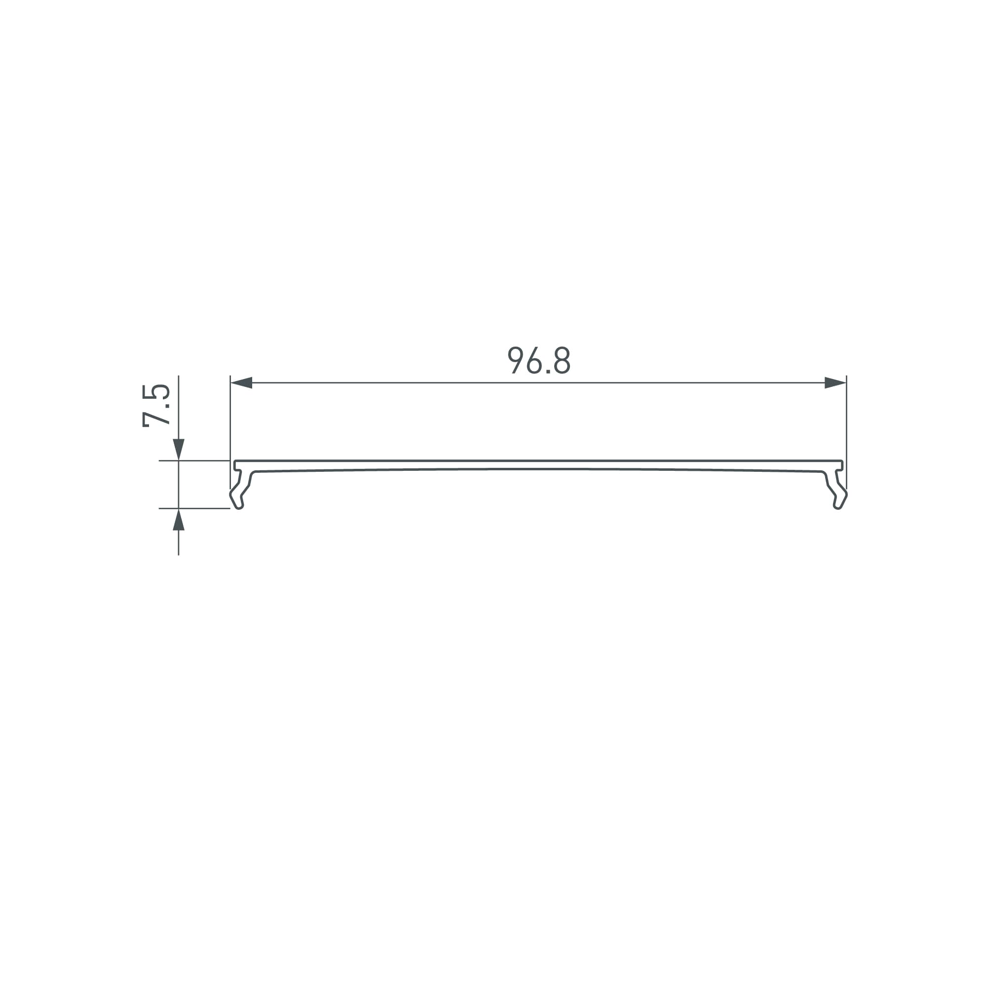 Экран ARH-POWER-W100-2000 OPAL ( Пластик)