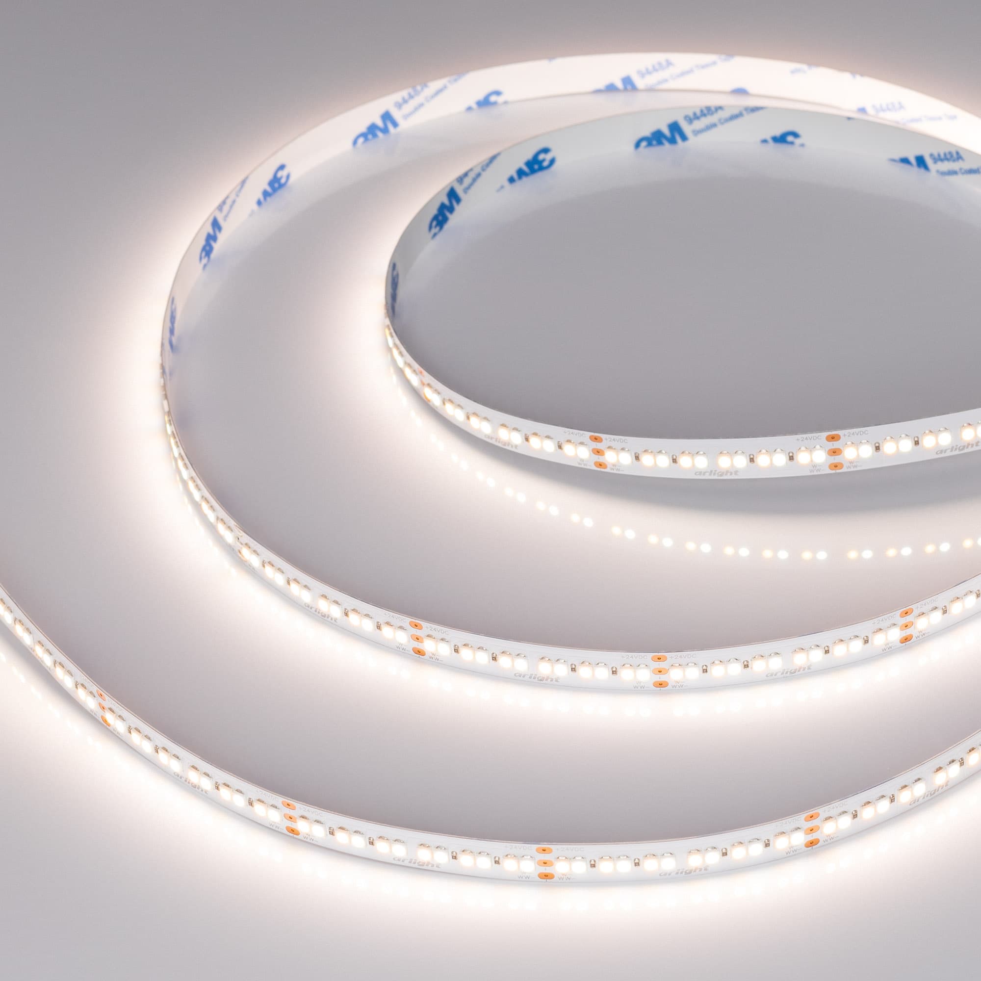 Лента светодиодная 19,2 Вт/м 24В IP20 6000K2700K 240LED/м RT-A240-10mm SMD 3528 5 м