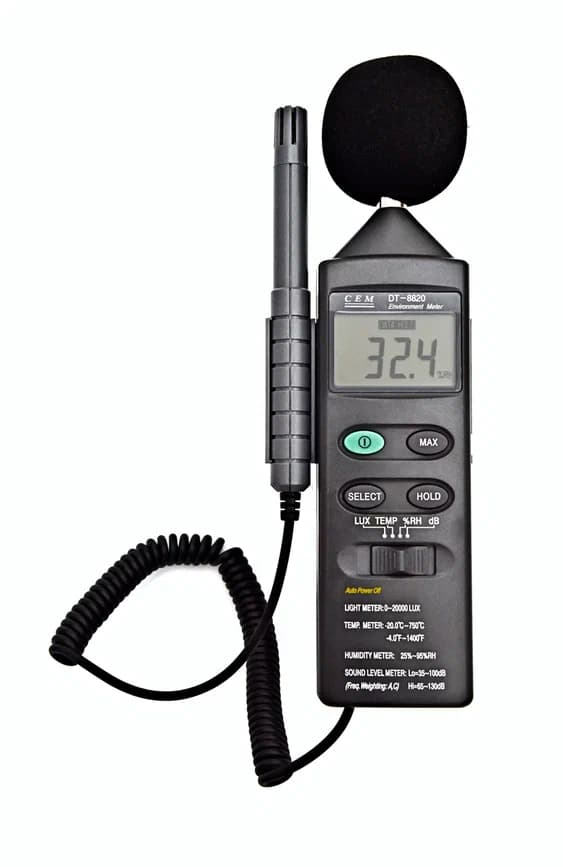 Прибор Экологического контроля DT-8820 4 в 1