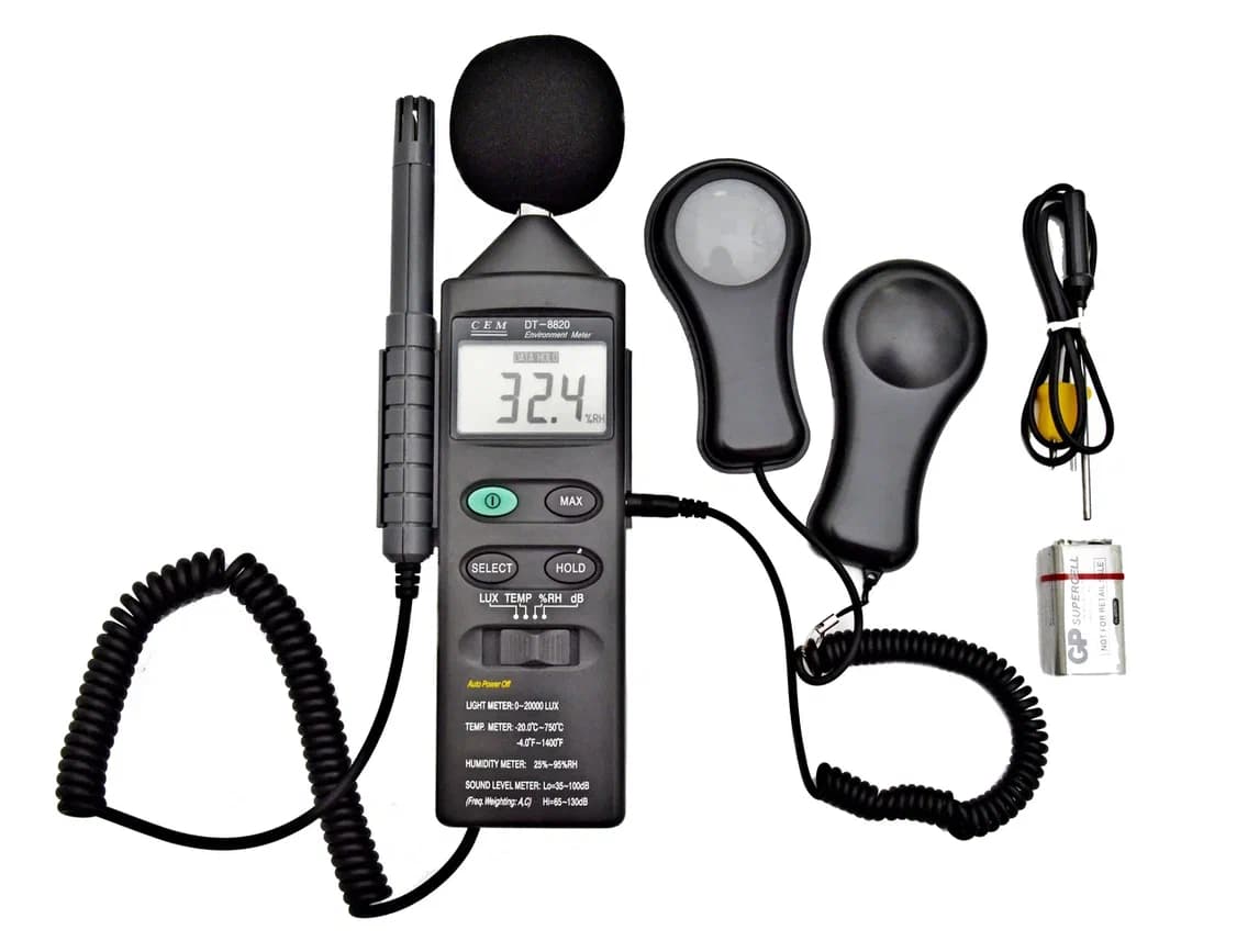 Прибор Экологического контроля DT-8820 4 в 1