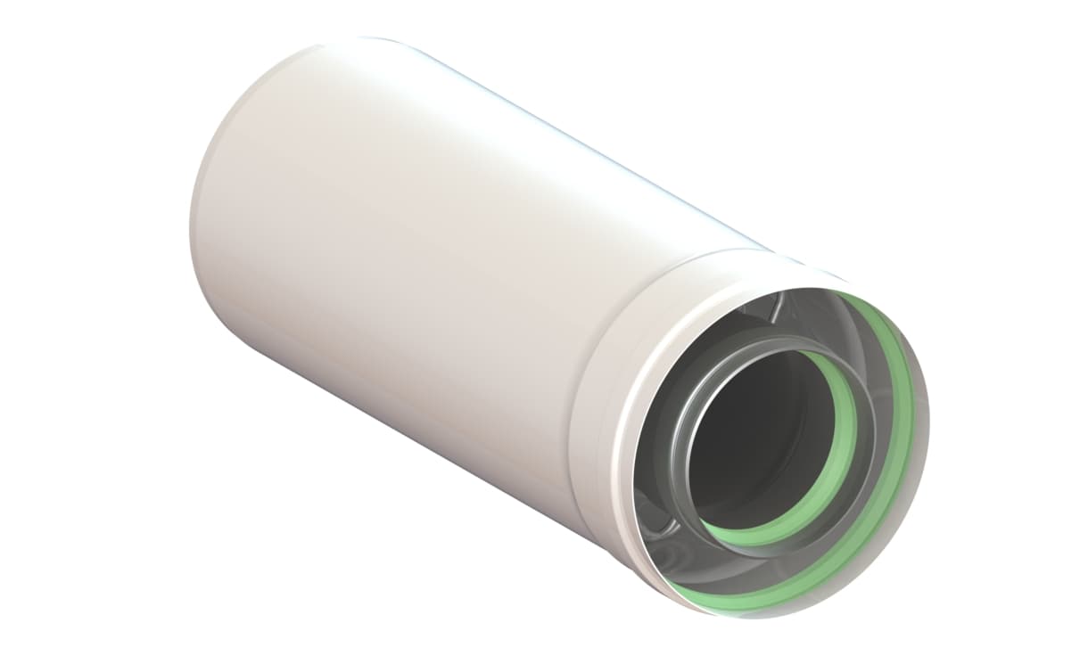 Удлинение коаксиальное d 60/100 мм L 250 мм